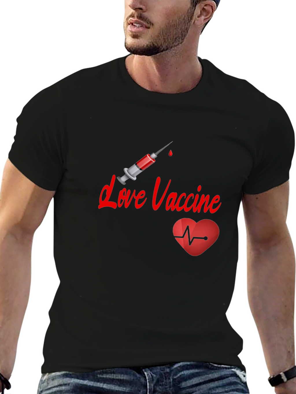 Love Vaccine T-Shirt - Pro-Vaccine Stylish Tee