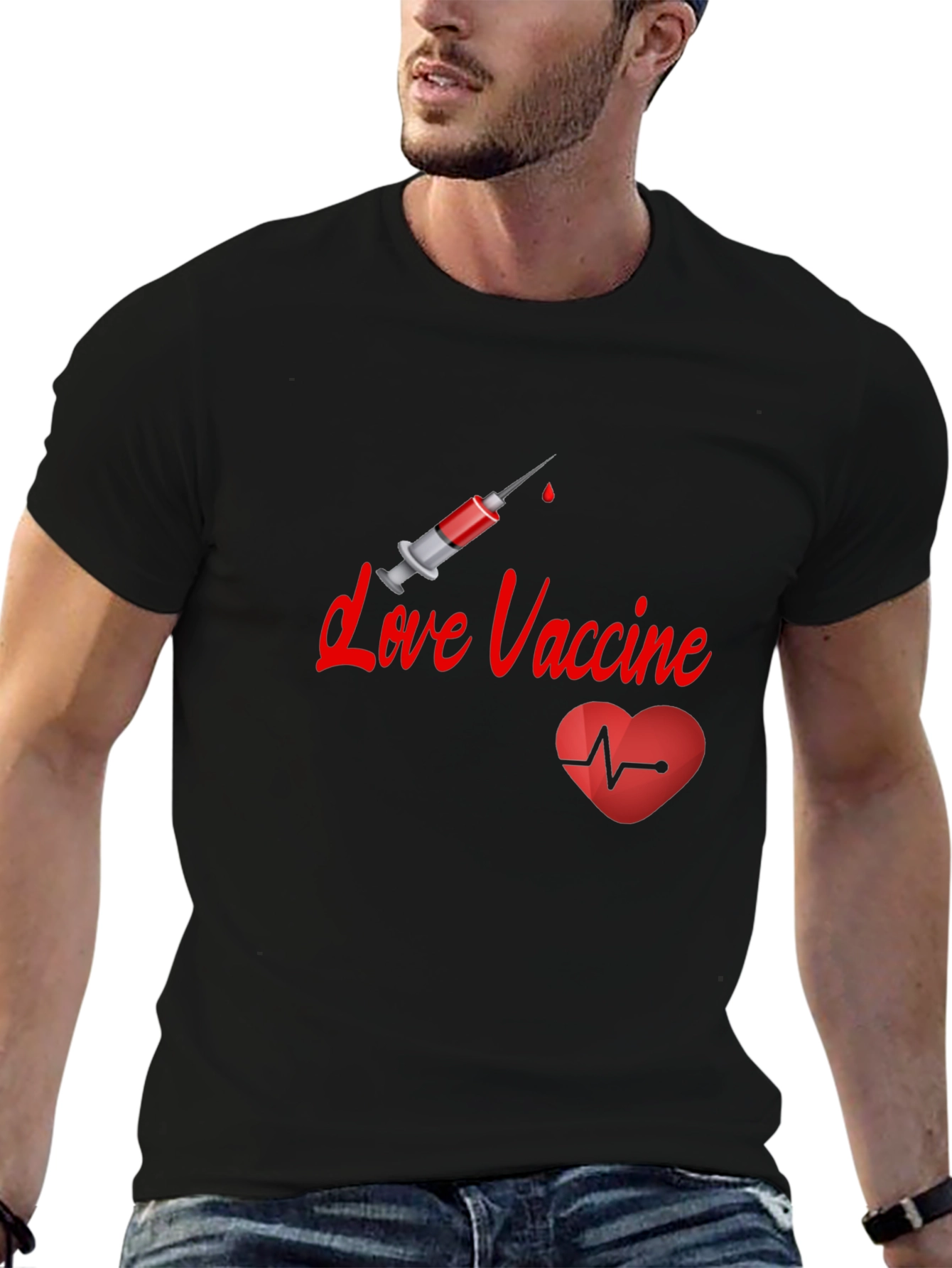 Love Vaccine T-Shirt - Pro-Vaccine Stylish Tee