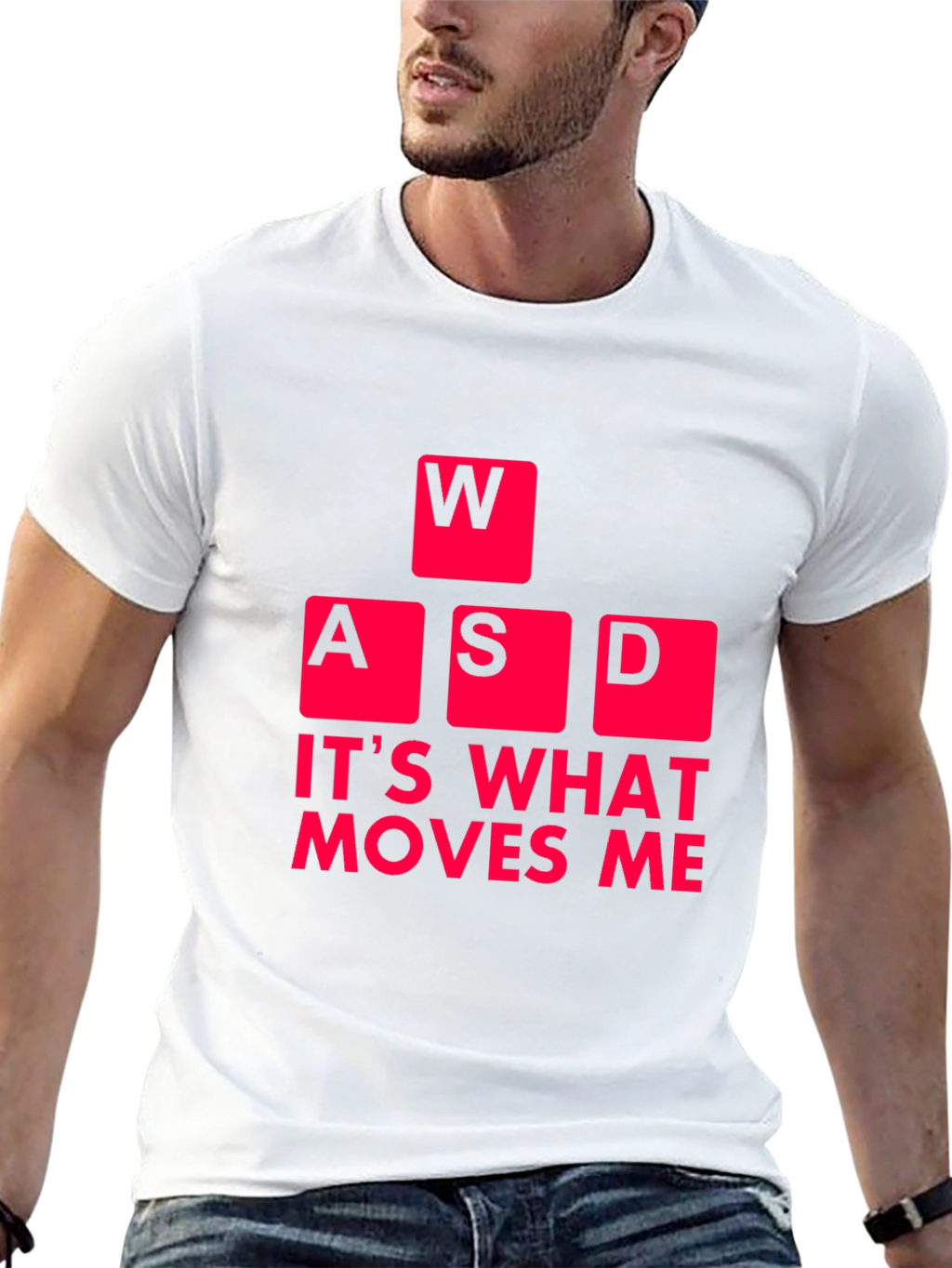Gaming T-Shirt: WASD Moves Me