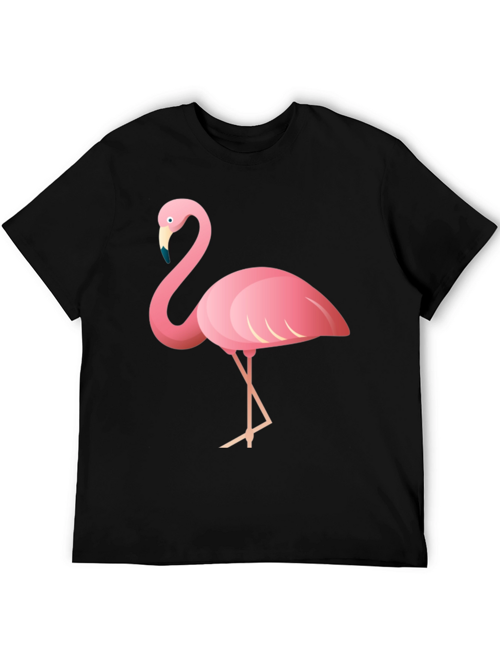 Black Flamingo Graphic Tee - Casual Style
