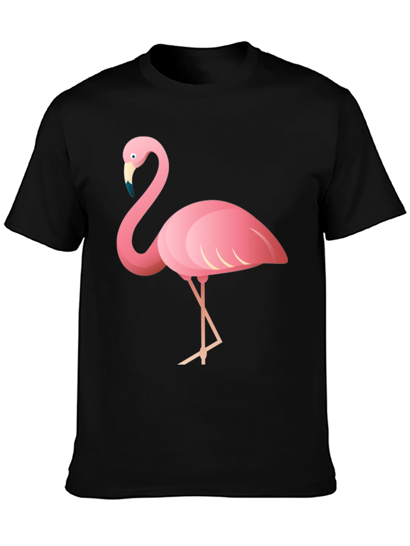Black Flamingo Graphic Tee - Casual Style