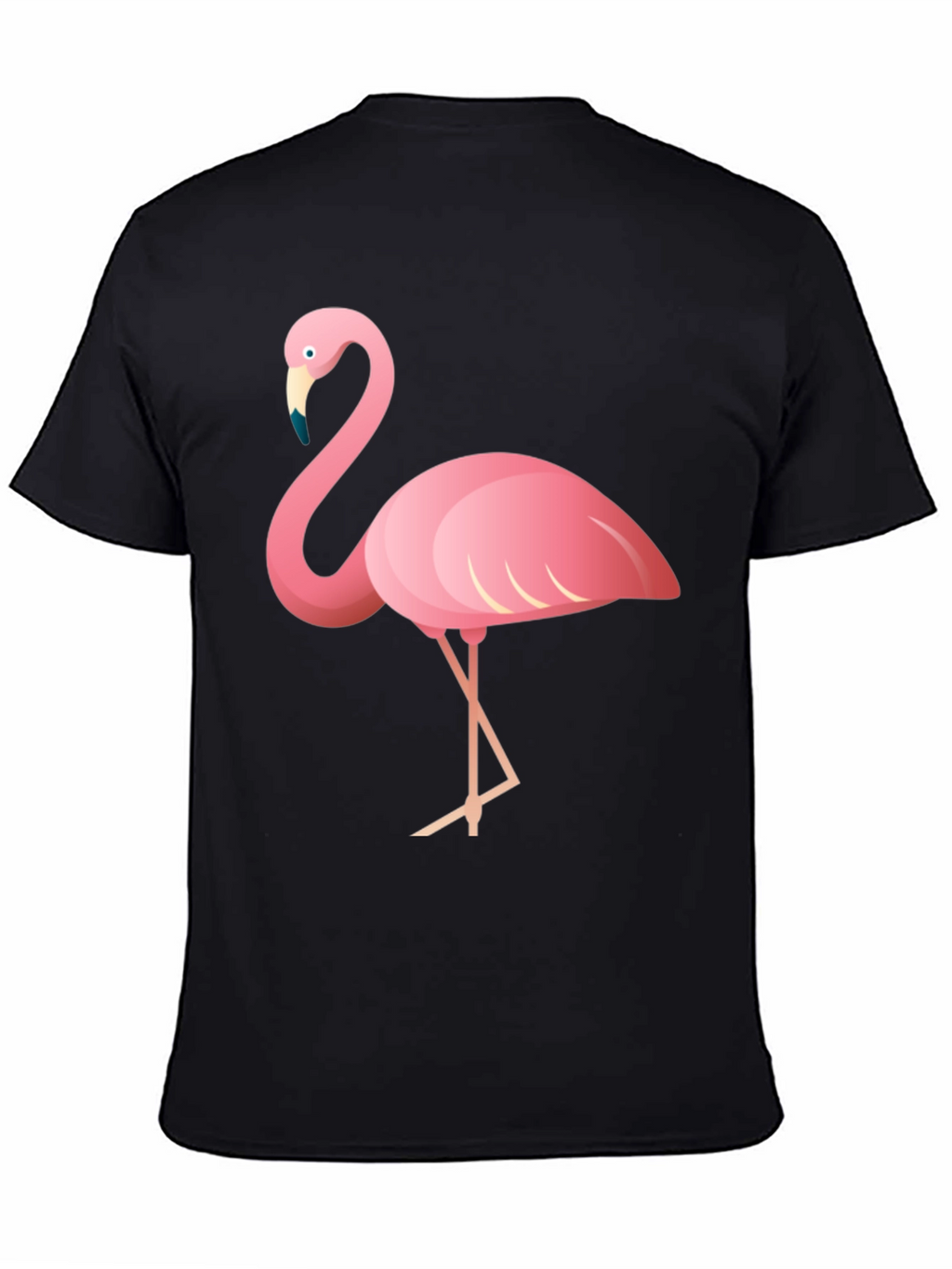Black Flamingo Graphic Tee - Casual Style