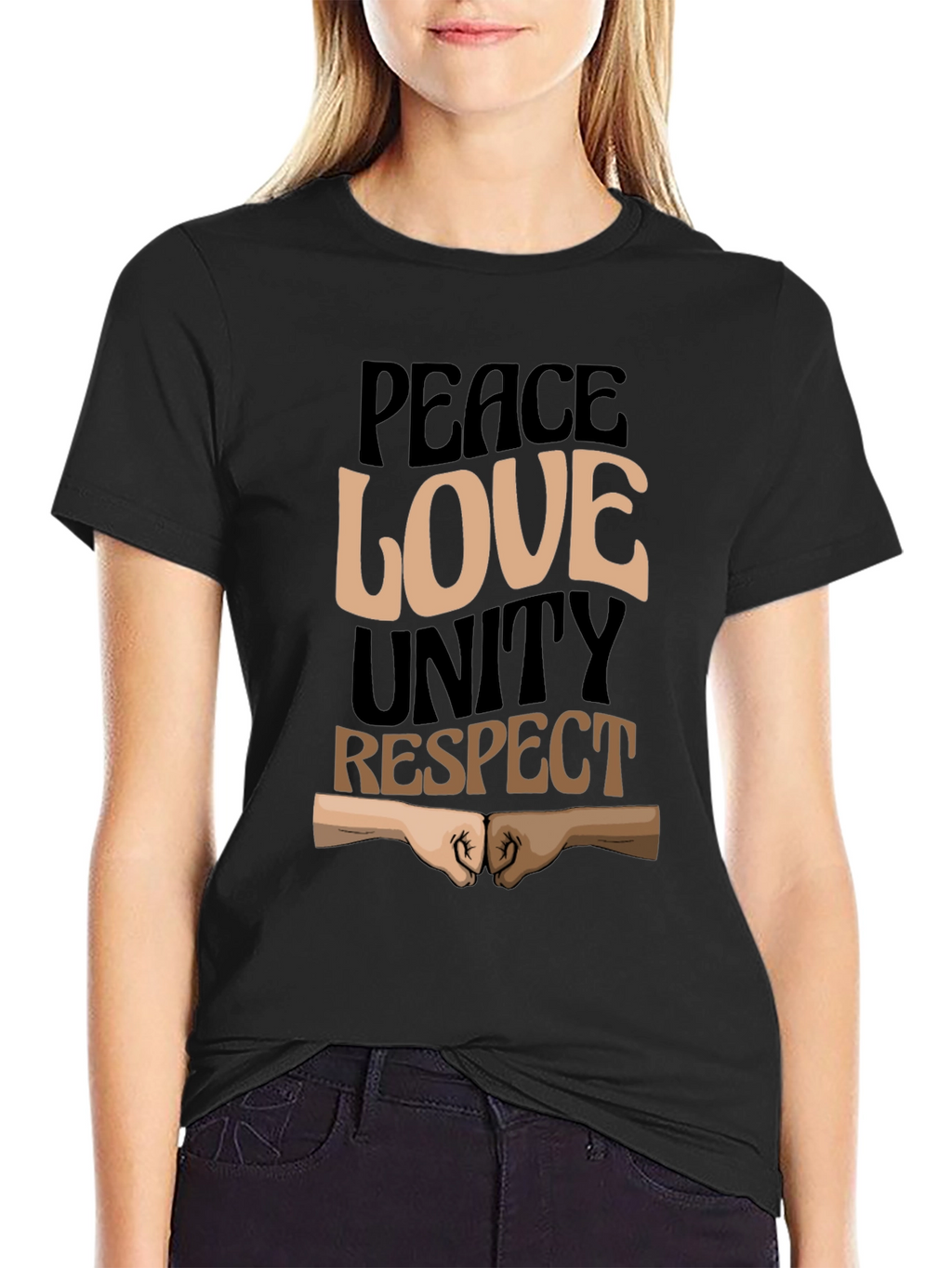 Peace Love Unity Respect Graphic Tee