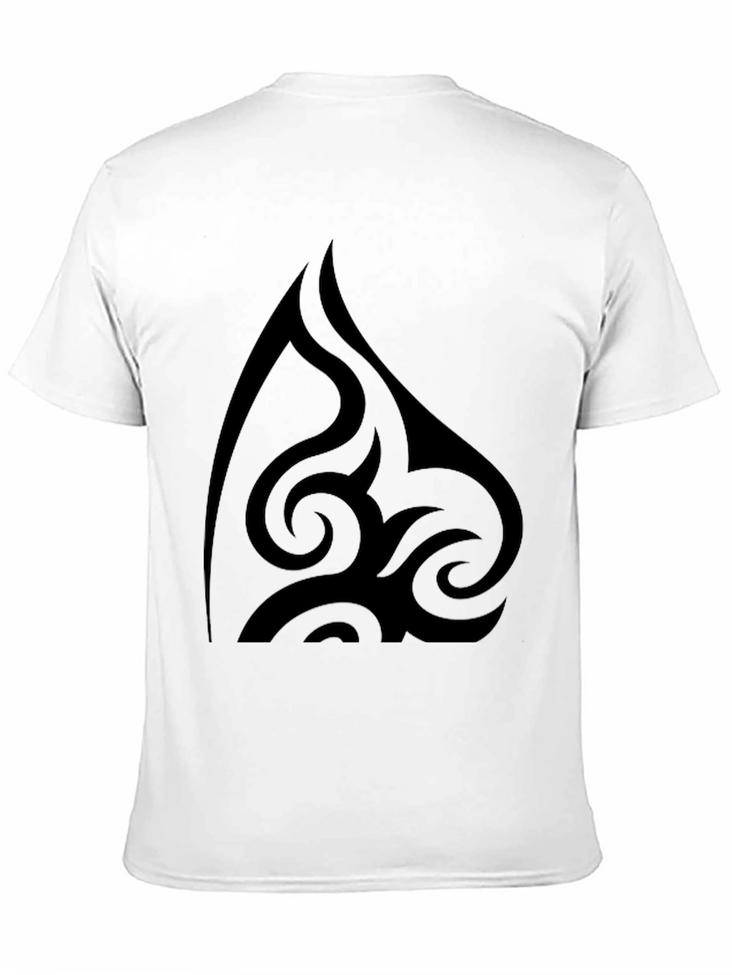 Tribal Design Black T-Shirt