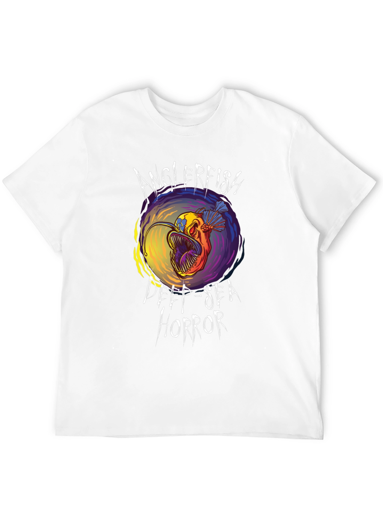 Anglerfish Deep-Sea Horror Graphic Tee