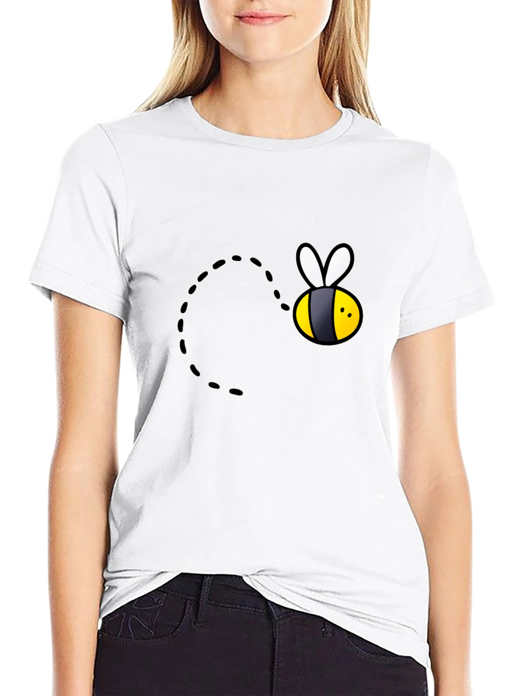 Bee Graphic Black T-Shirt