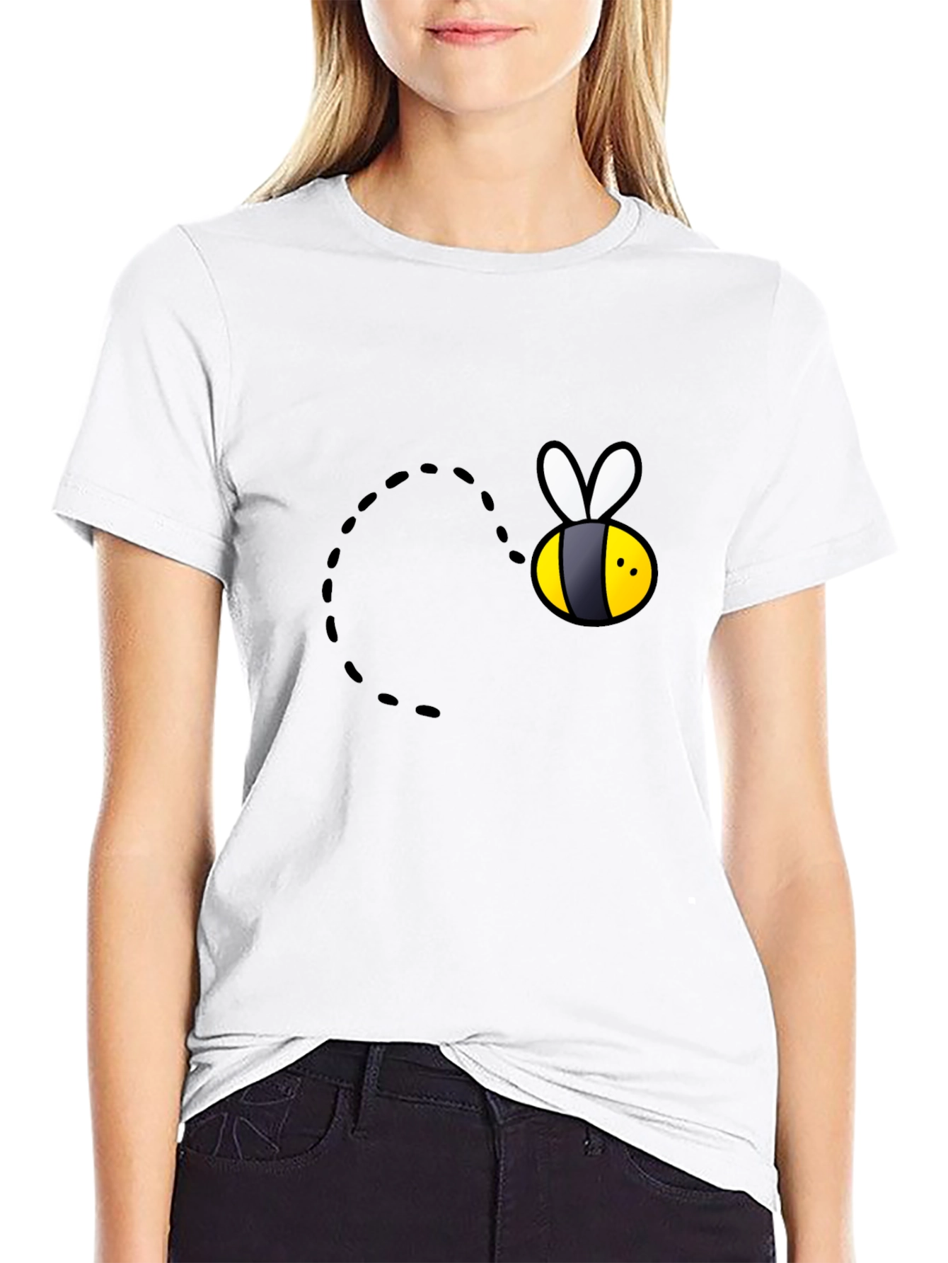 Bee Graphic Black T-Shirt