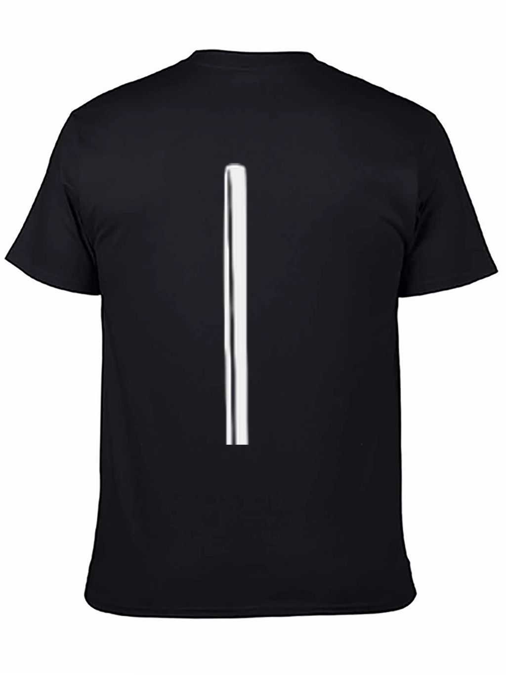 Minimalist Striped Black T-Shirt