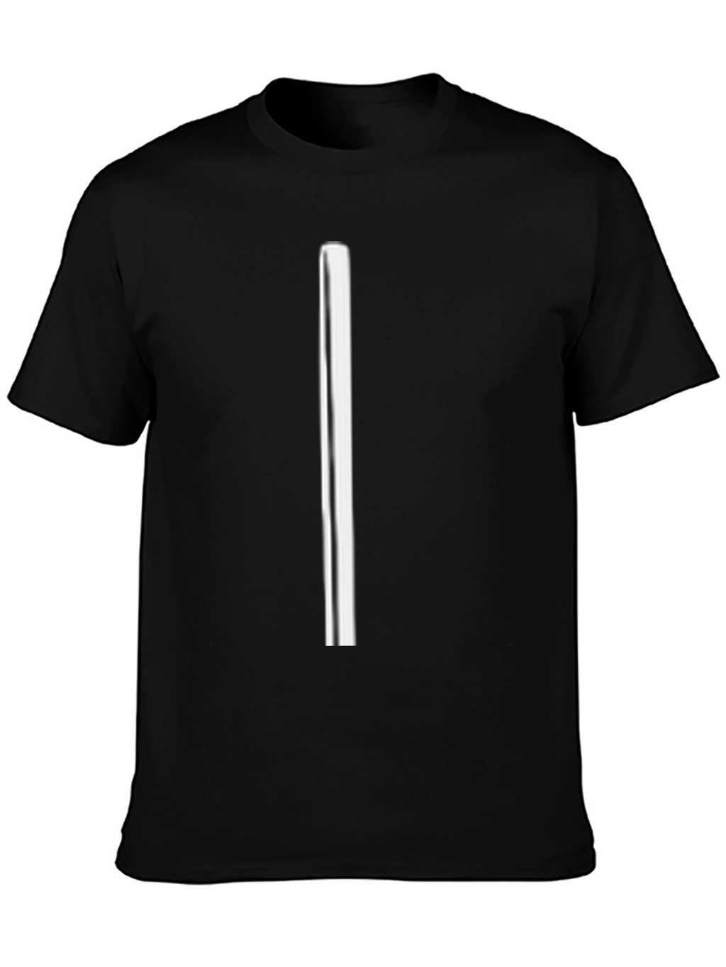 Minimalist Striped Black T-Shirt