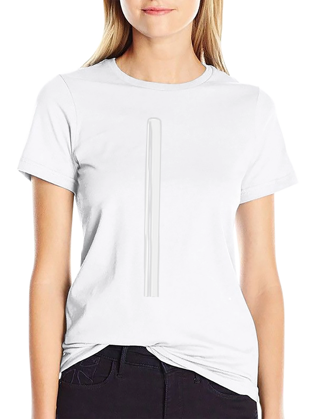 Minimalist Striped Black T-Shirt