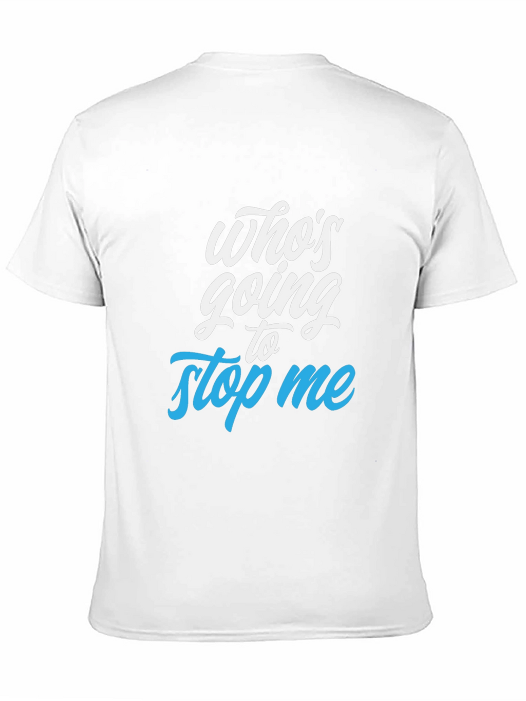 Whos Going to Stop Me Black Graphic Tee