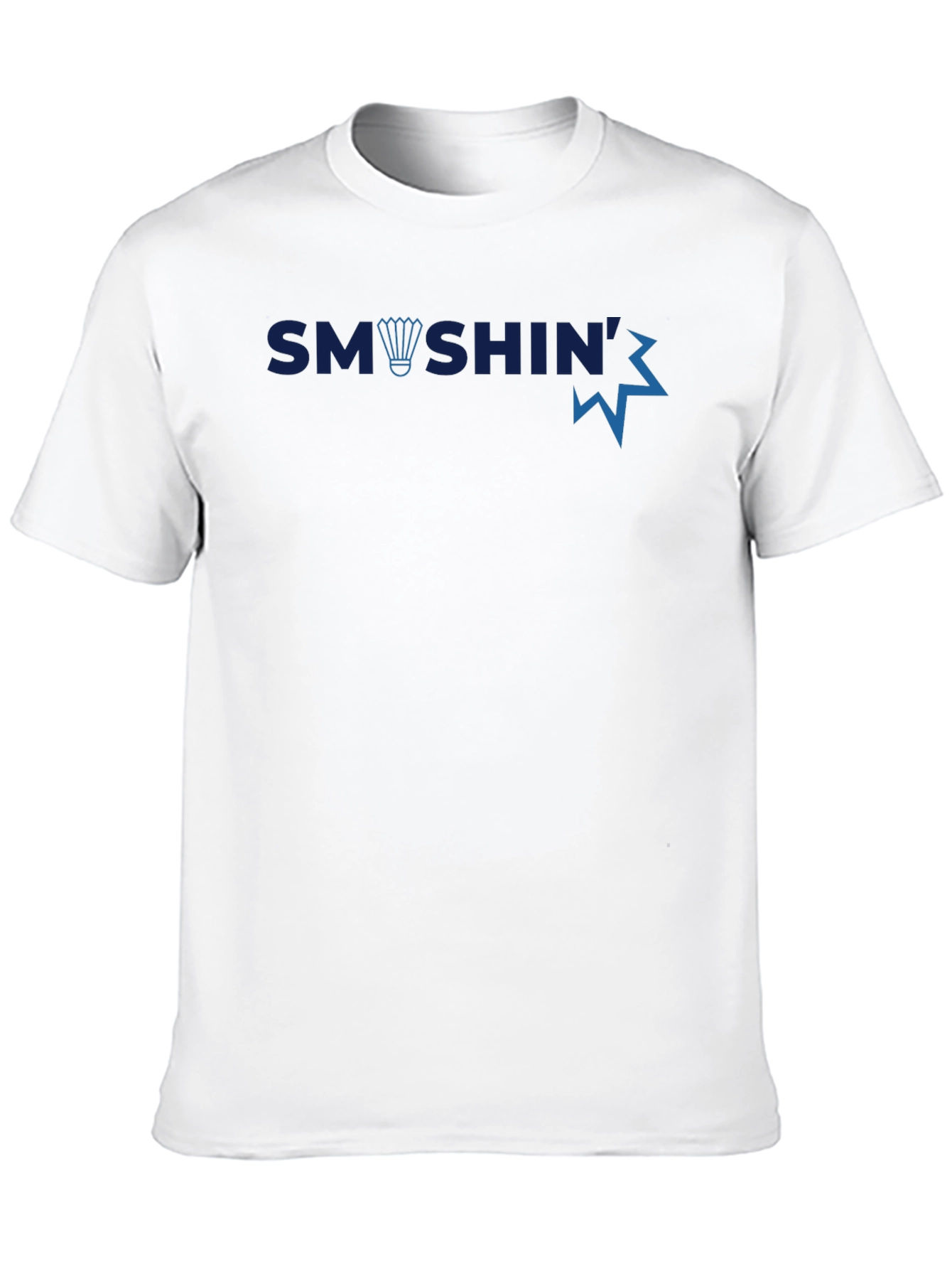 Smashin Badminton Graphic Tee - Black