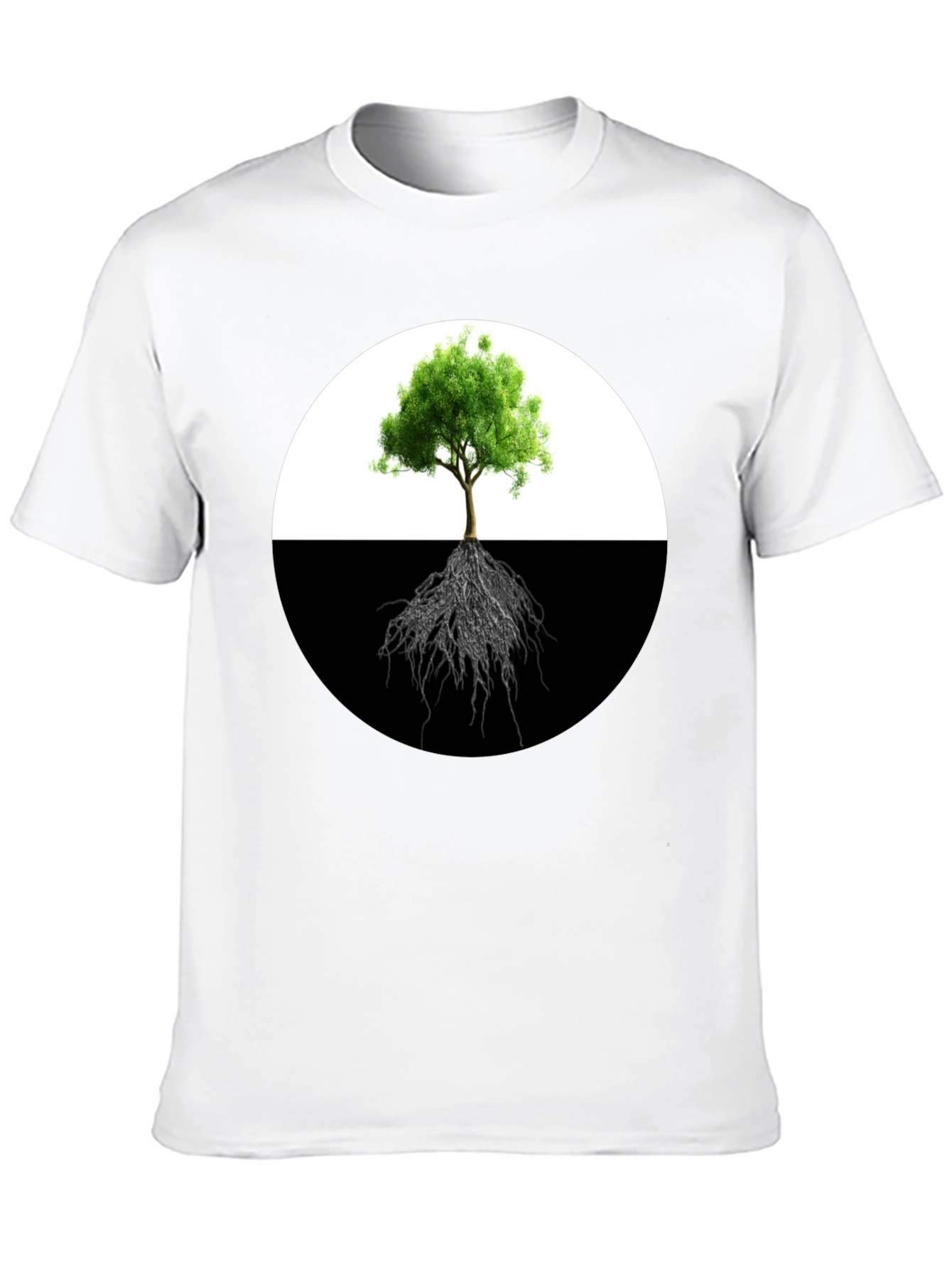 Yin Yang Tree T-Shirt - Balance & Nature