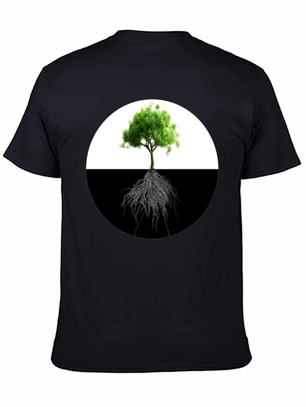 Yin Yang Tree T-Shirt - Balance & Nature