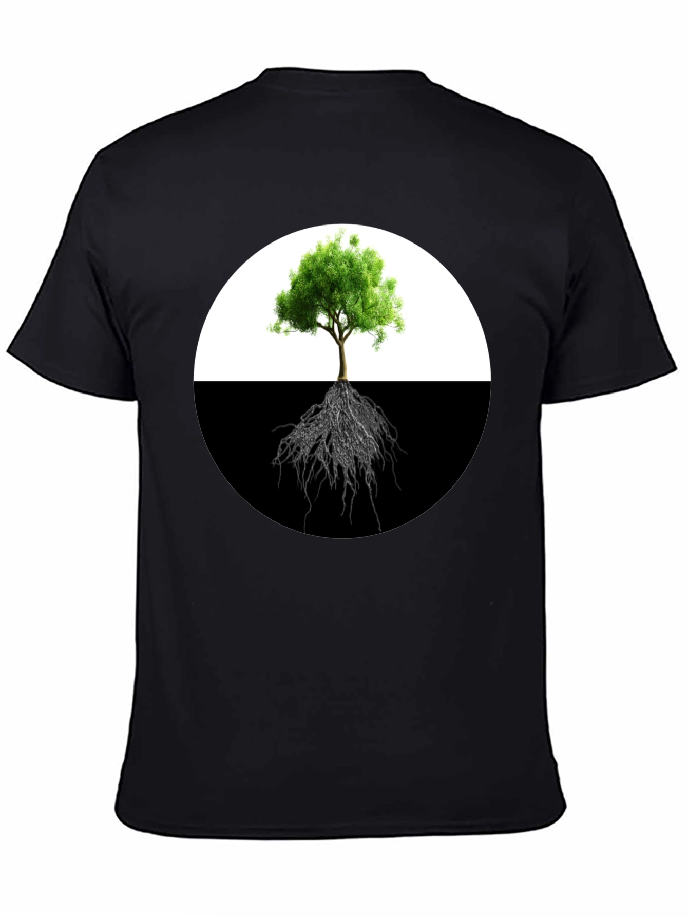 Yin Yang Tree T-Shirt - Balance & Nature