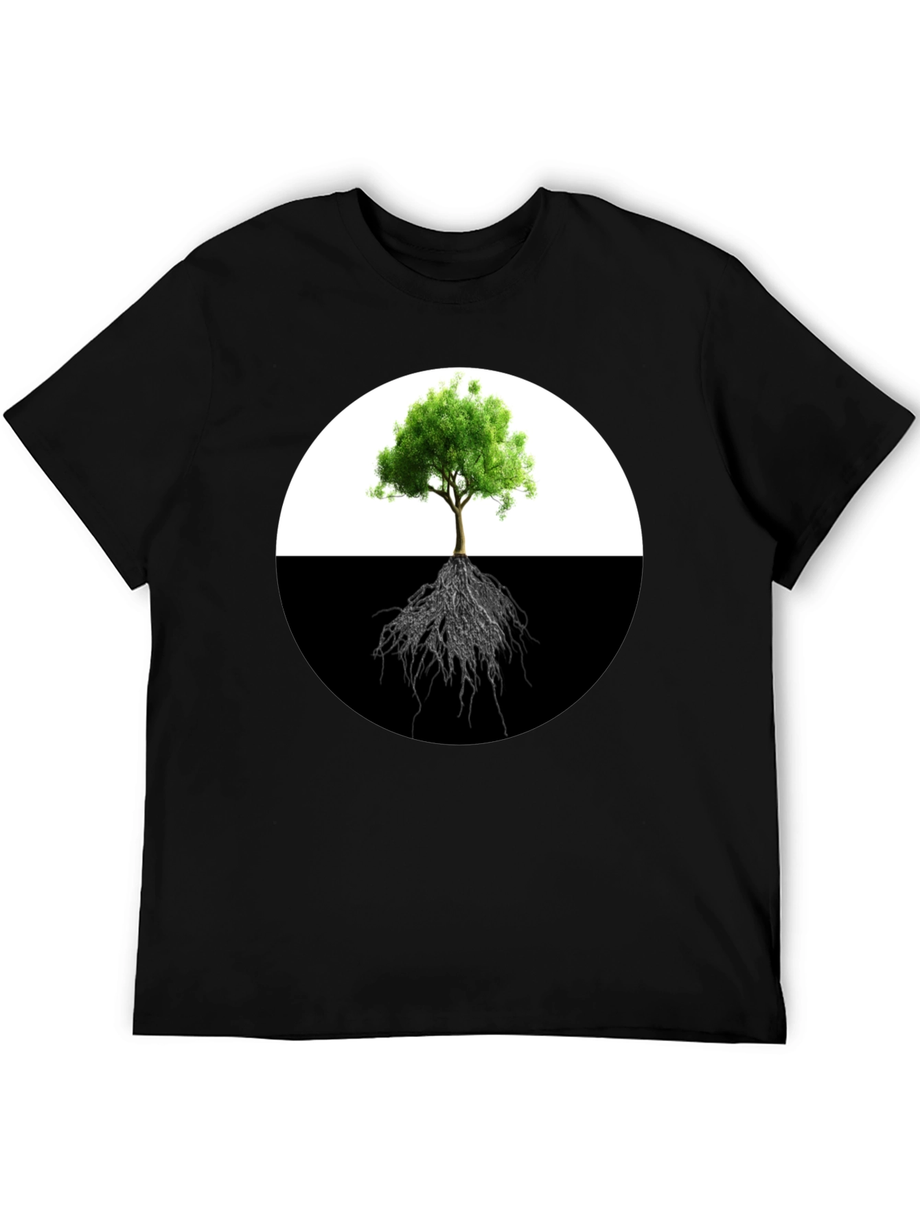 Yin Yang Tree T-Shirt - Balance & Nature