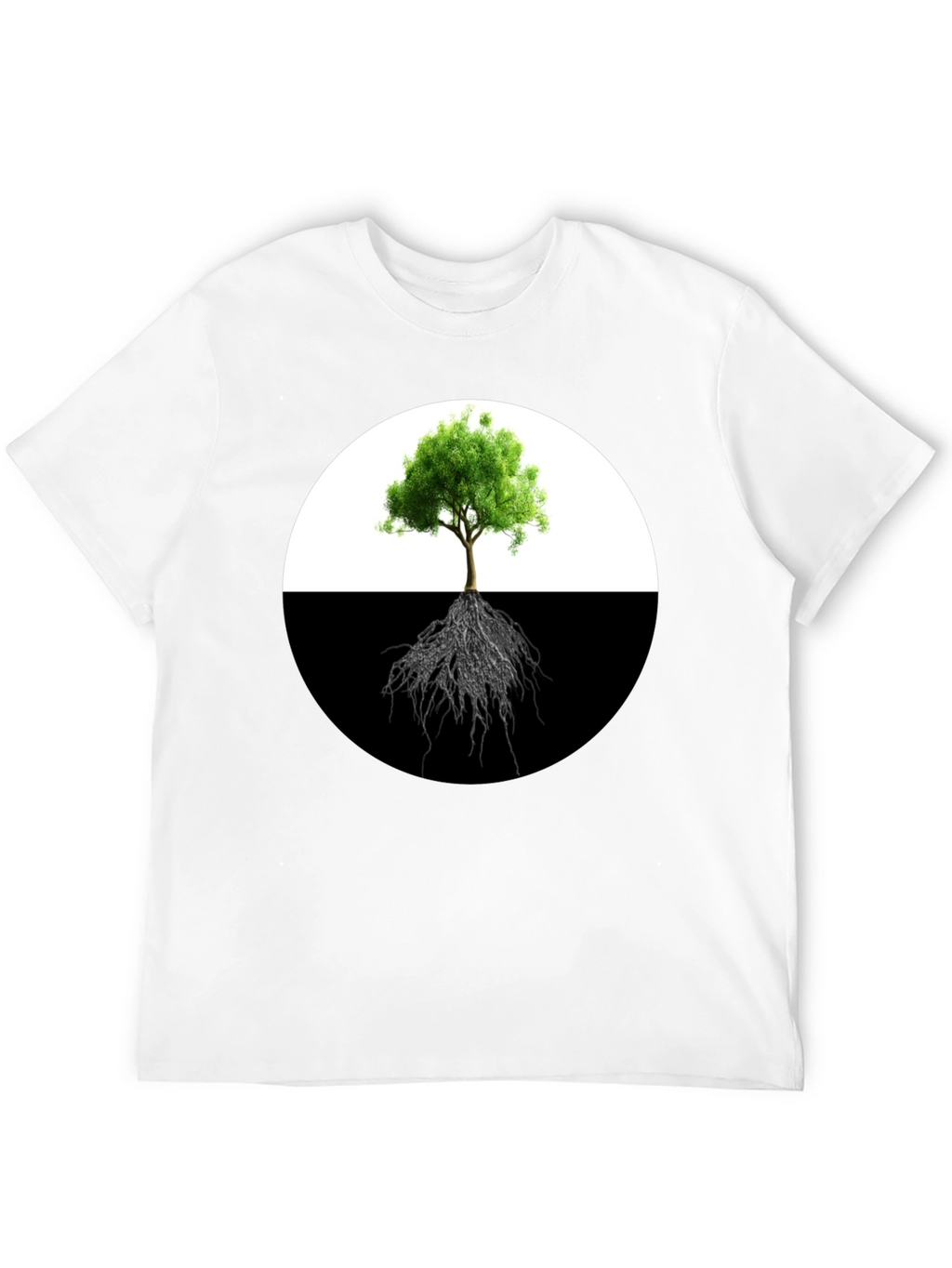 Yin Yang Tree T-Shirt - Balance & Nature