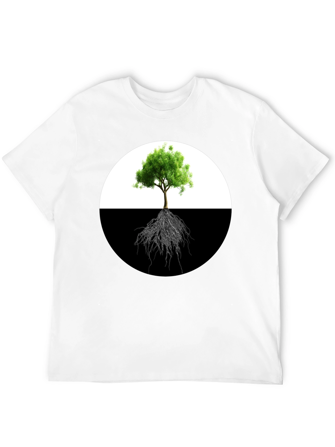 Yin Yang Tree T-Shirt - Balance & Nature