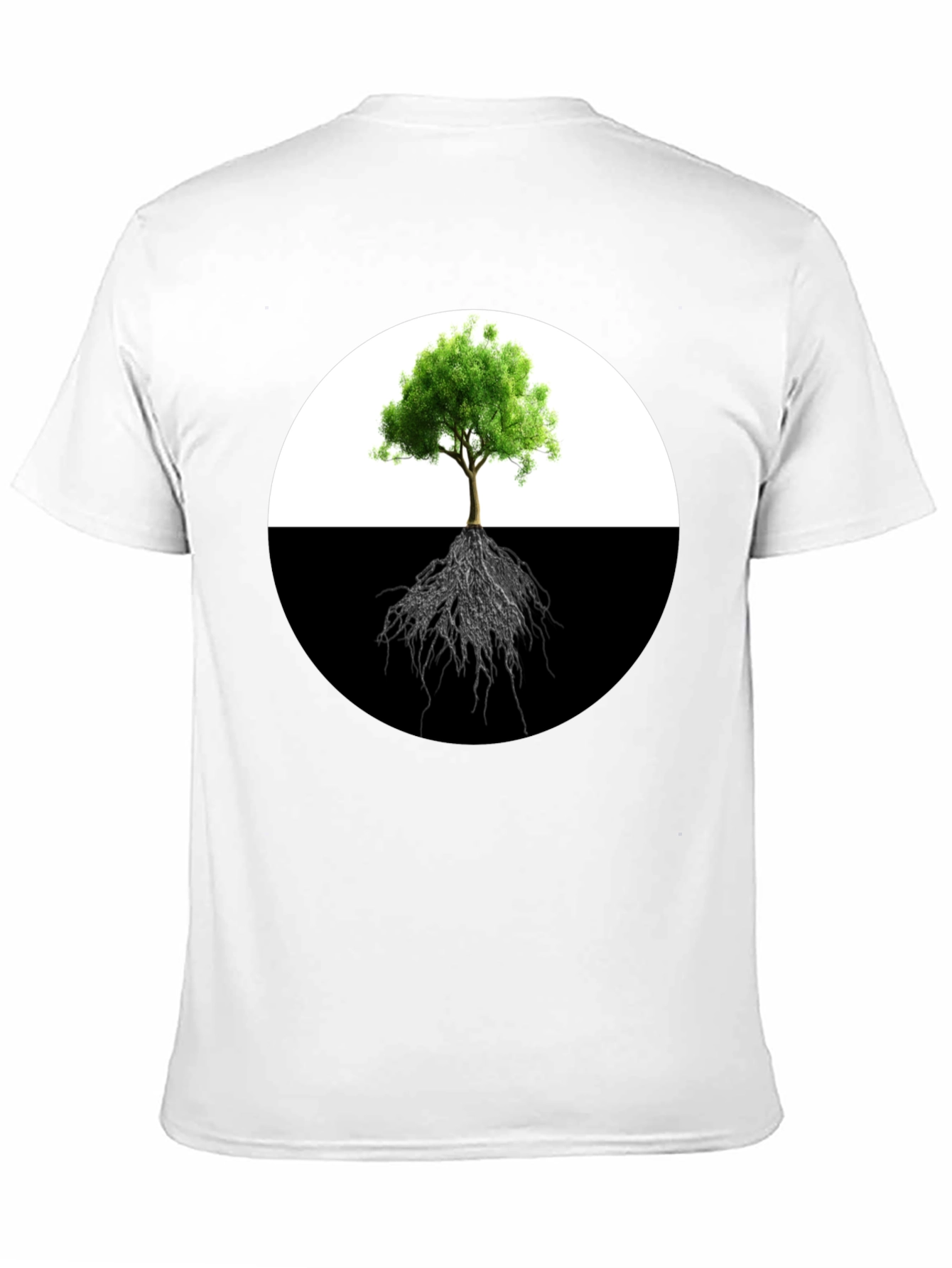 Yin Yang Tree T-Shirt - Balance & Nature