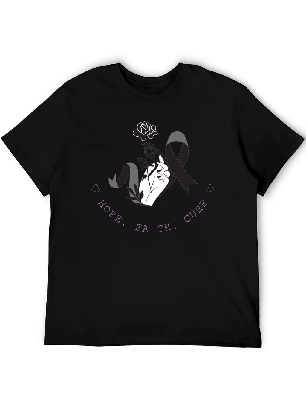 Hope Faith Cure T-Shirt - Awareness Tee