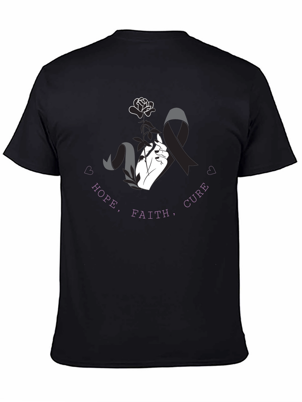 Hope Faith Cure T-Shirt - Awareness Tee