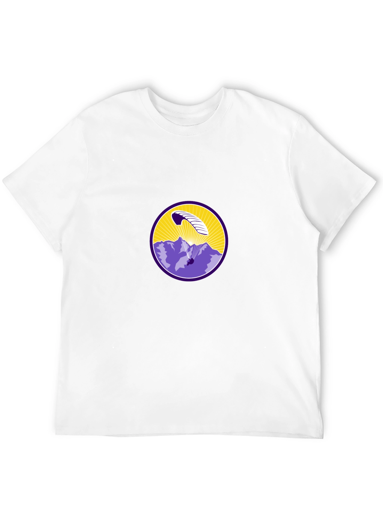 Paragliding Mountain Scene T-Shirt