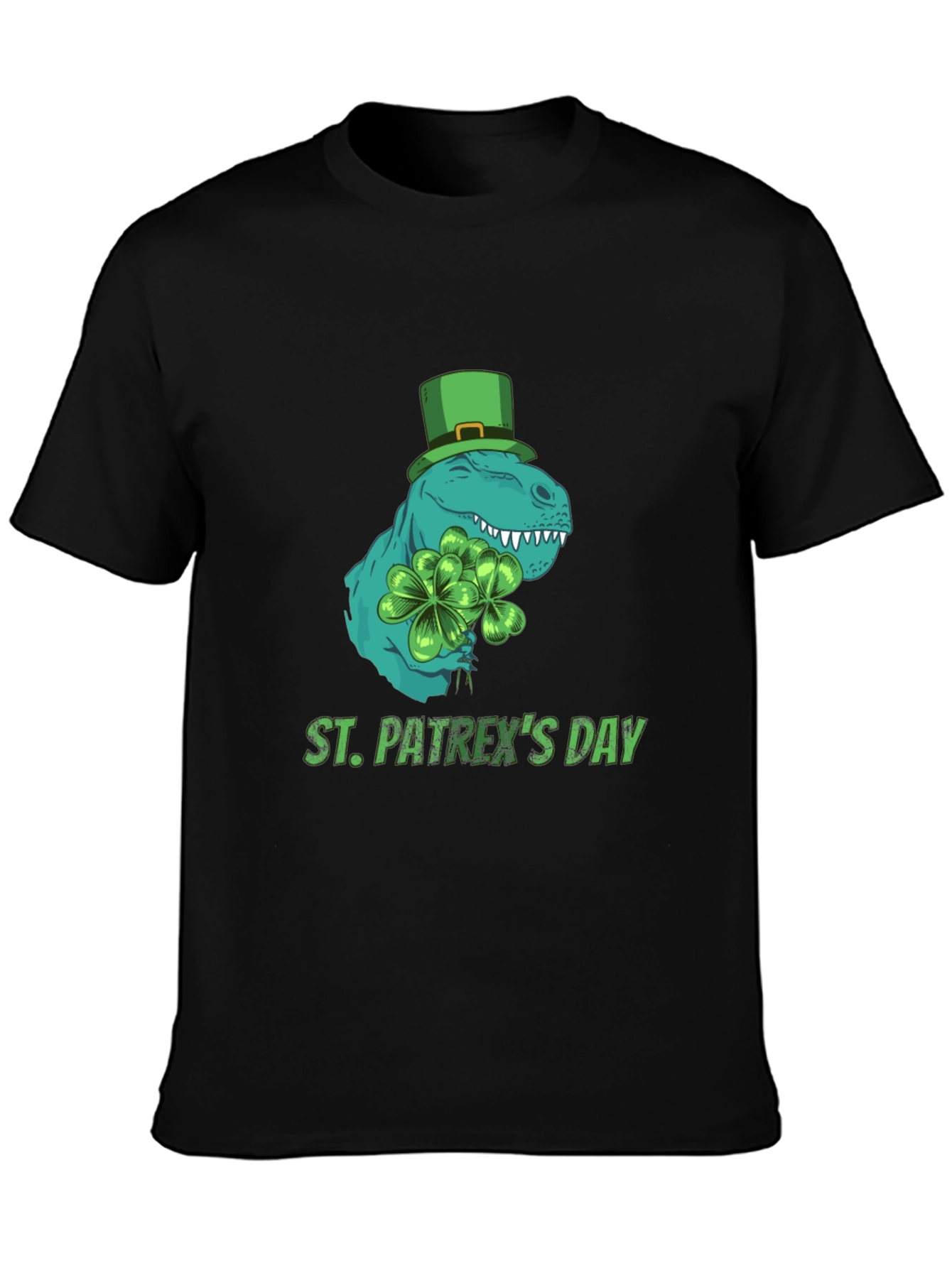 St. Patrexs Day T-Rex Tee