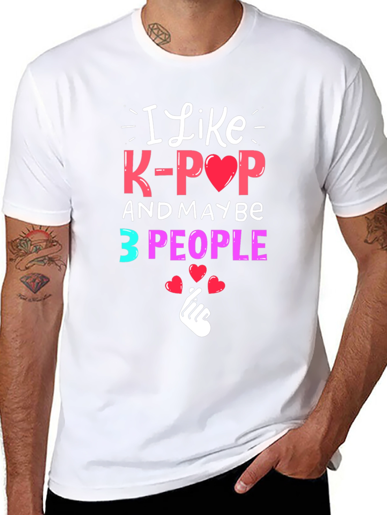 I Like K-POP T-Shirt Funny Music Tee