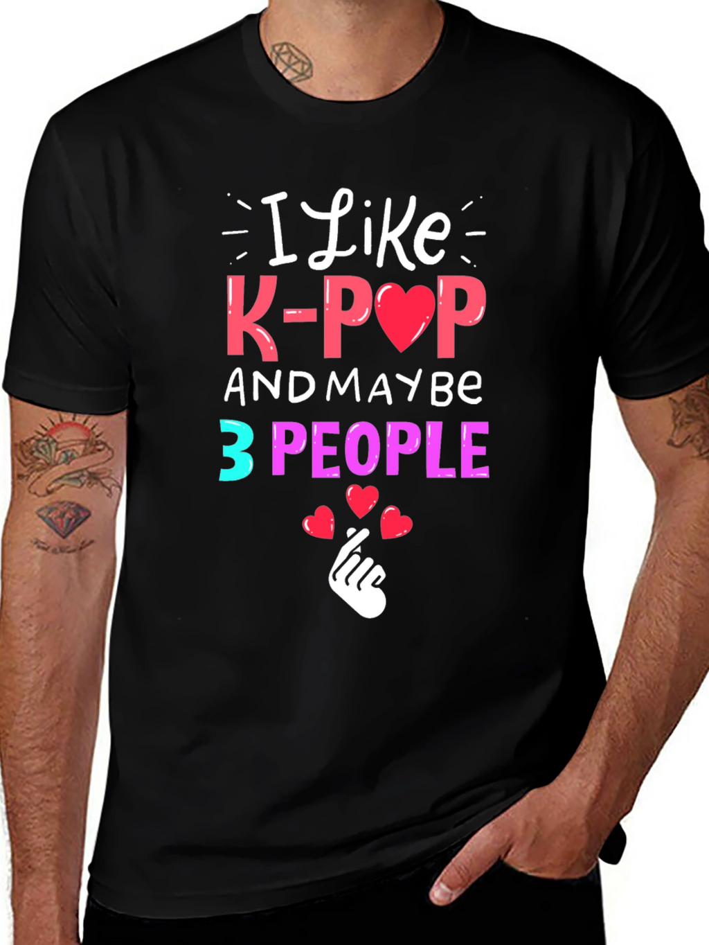 I Like K-POP T-Shirt Funny Music Tee