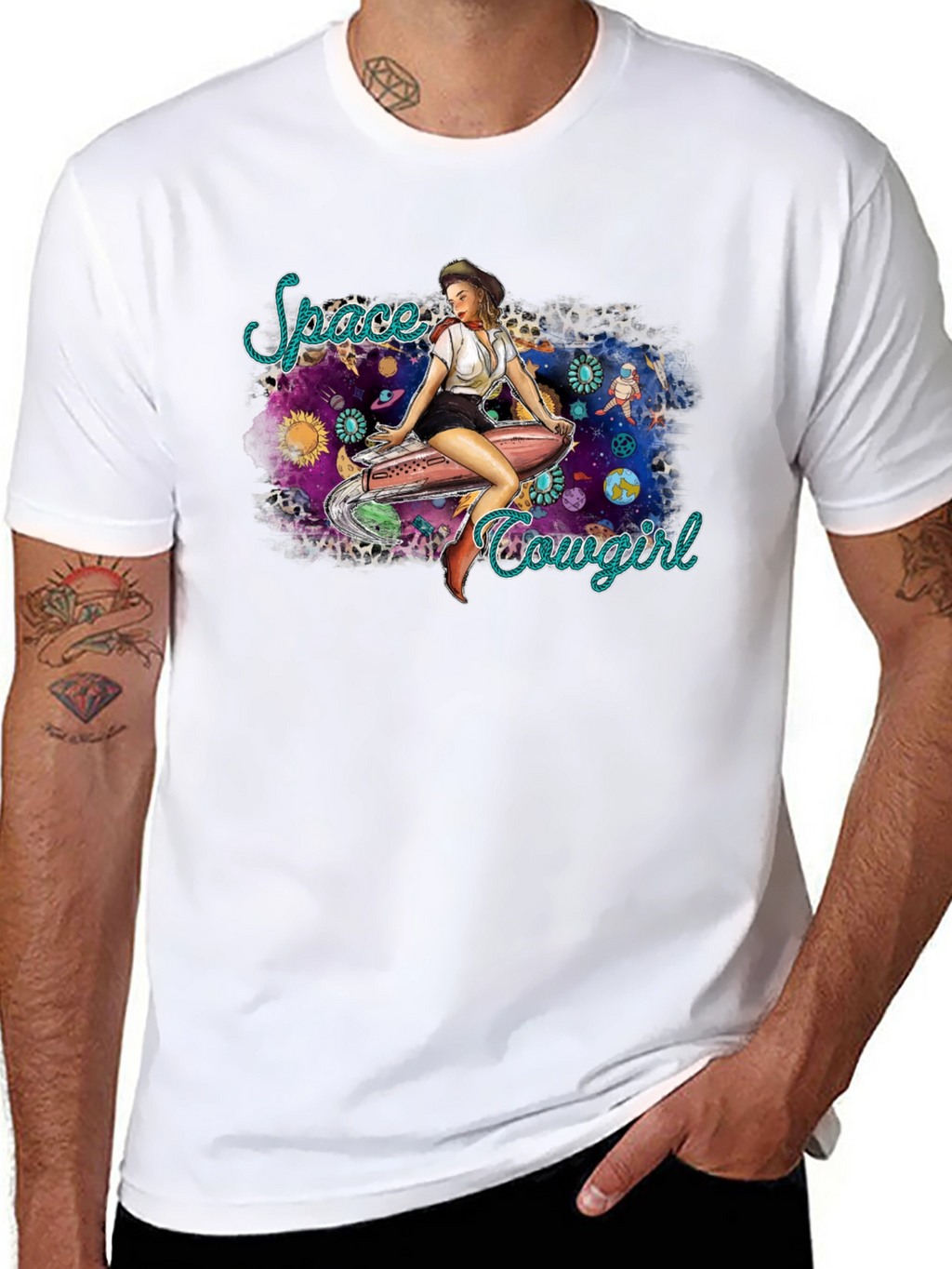 Space Cowgirl Graphic T-Shirt