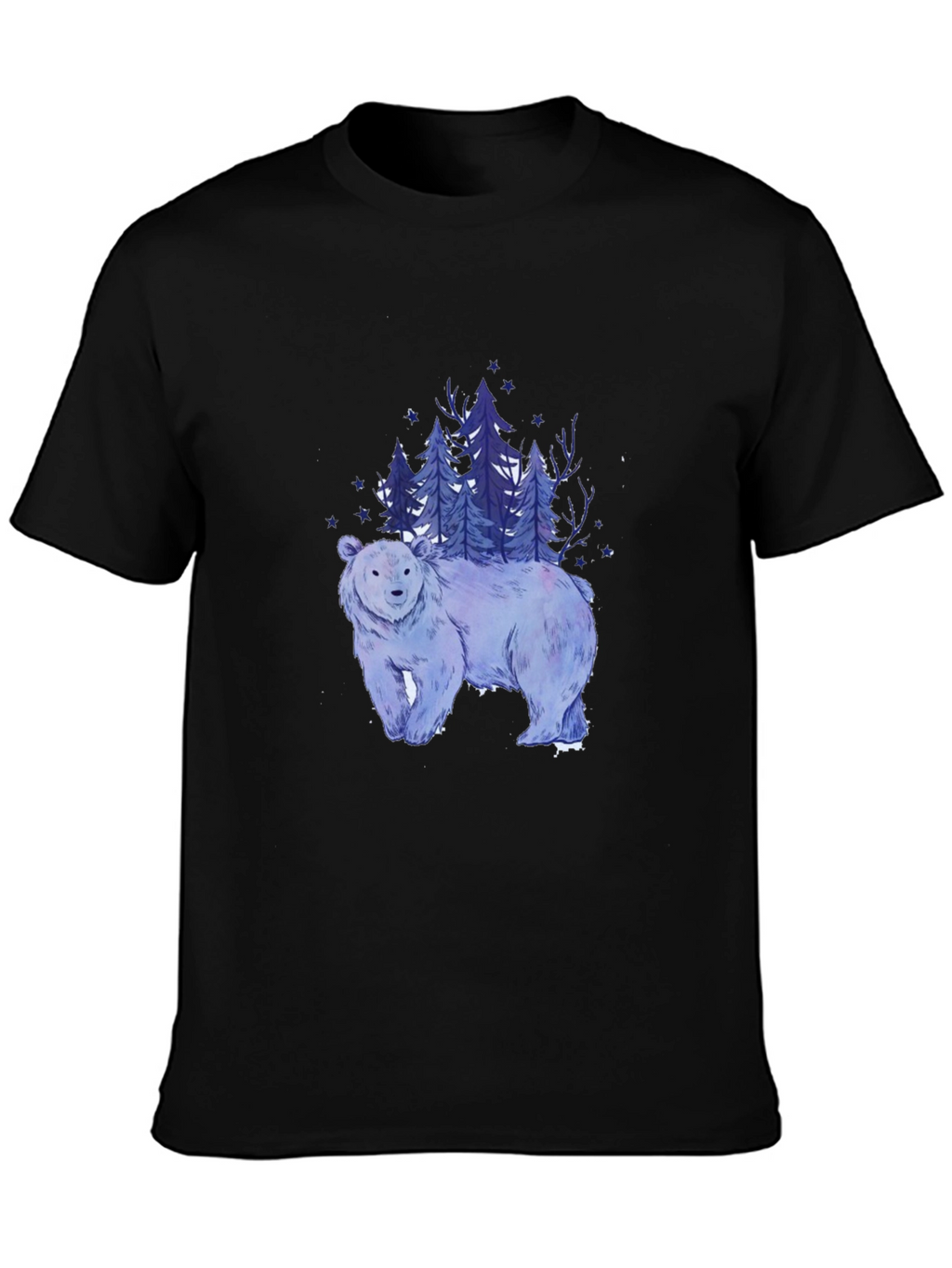 Bear & Forest Graphic T-Shirt