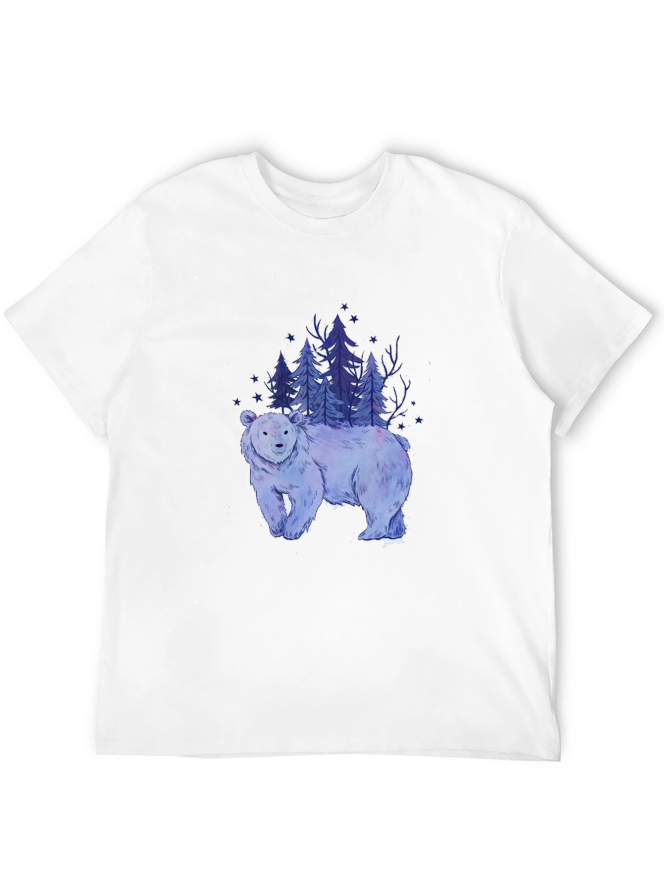 Bear & Forest Graphic T-Shirt