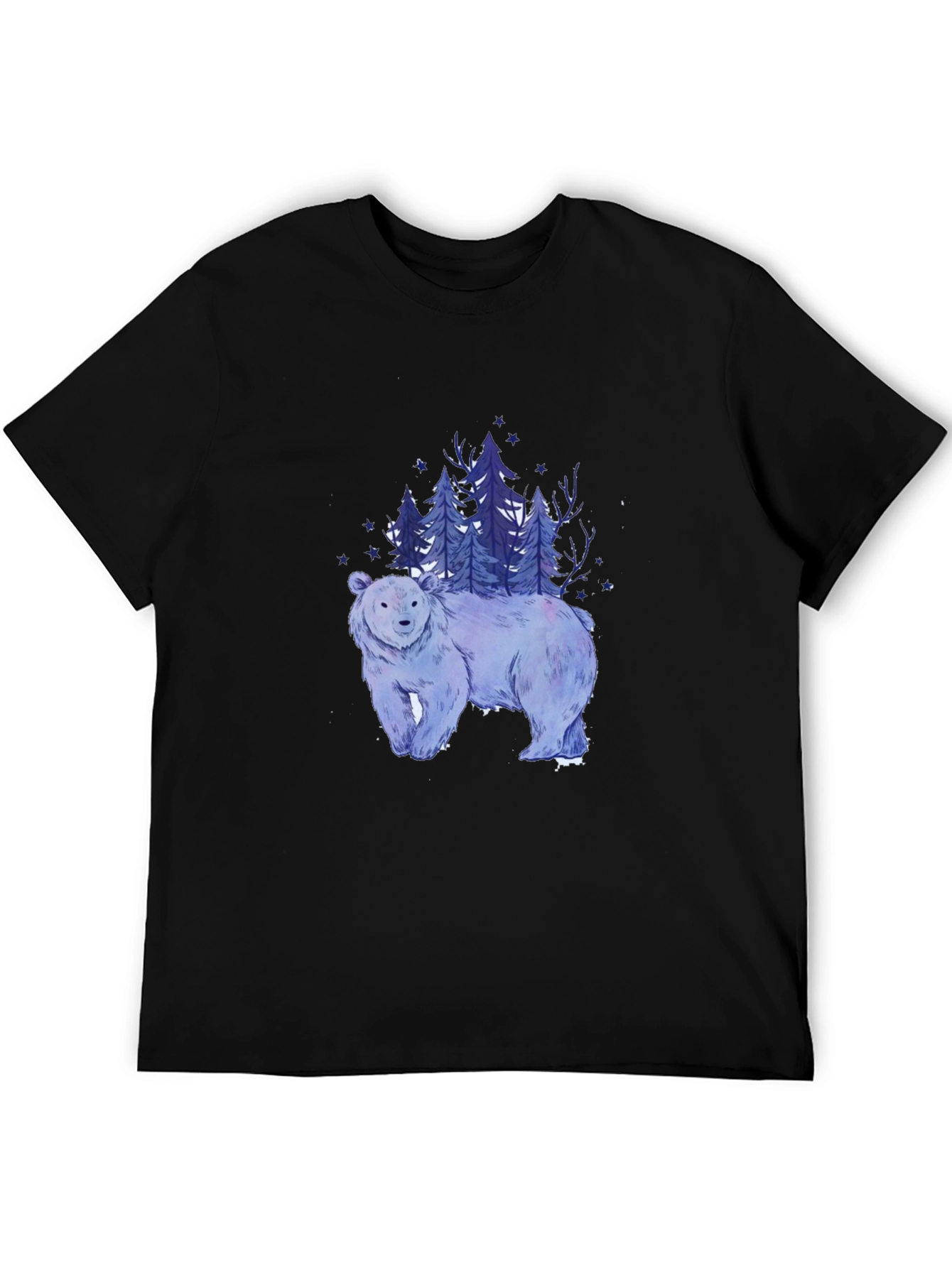 Bear & Forest Graphic T-Shirt