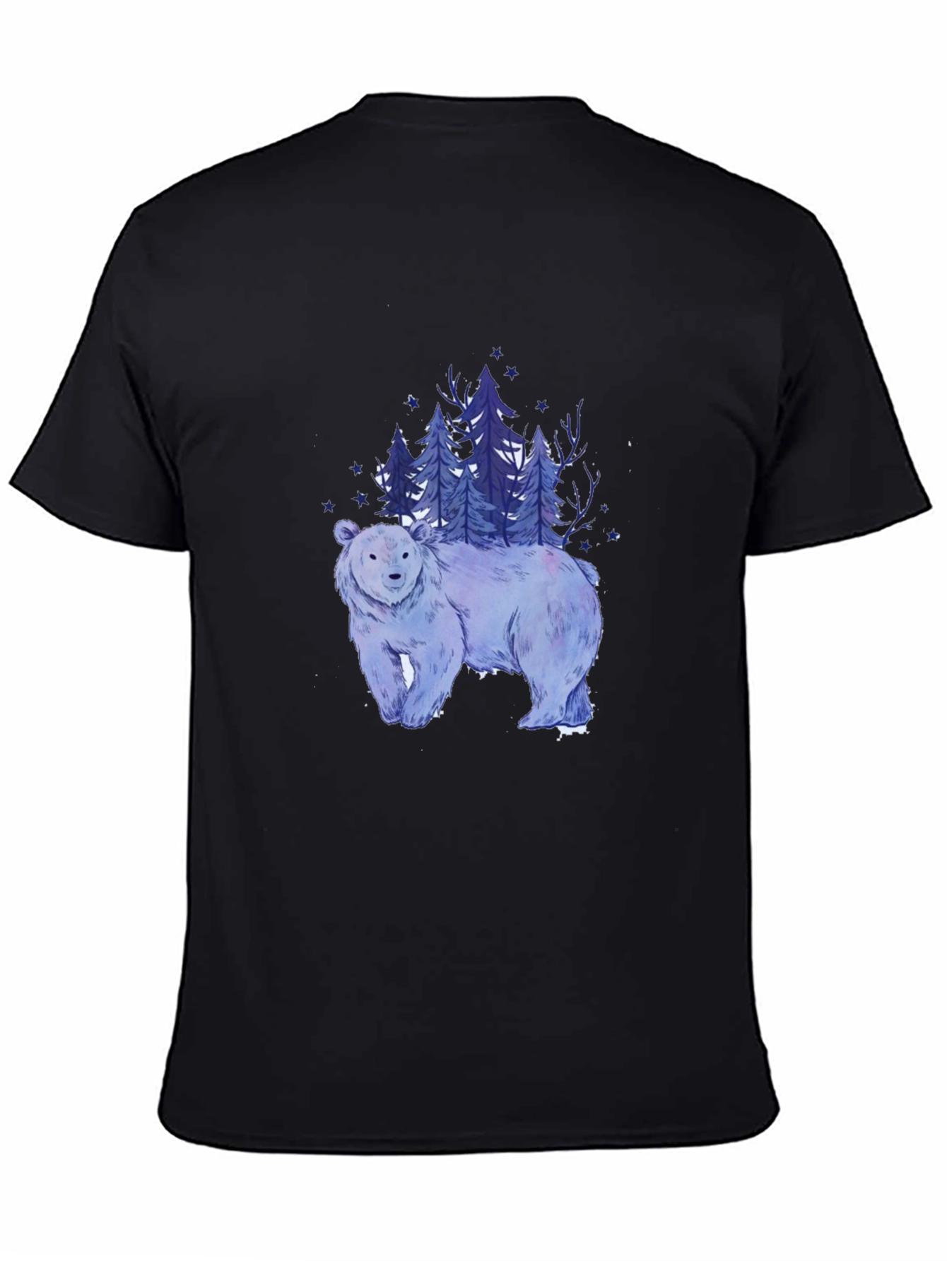 Bear & Forest Graphic T-Shirt