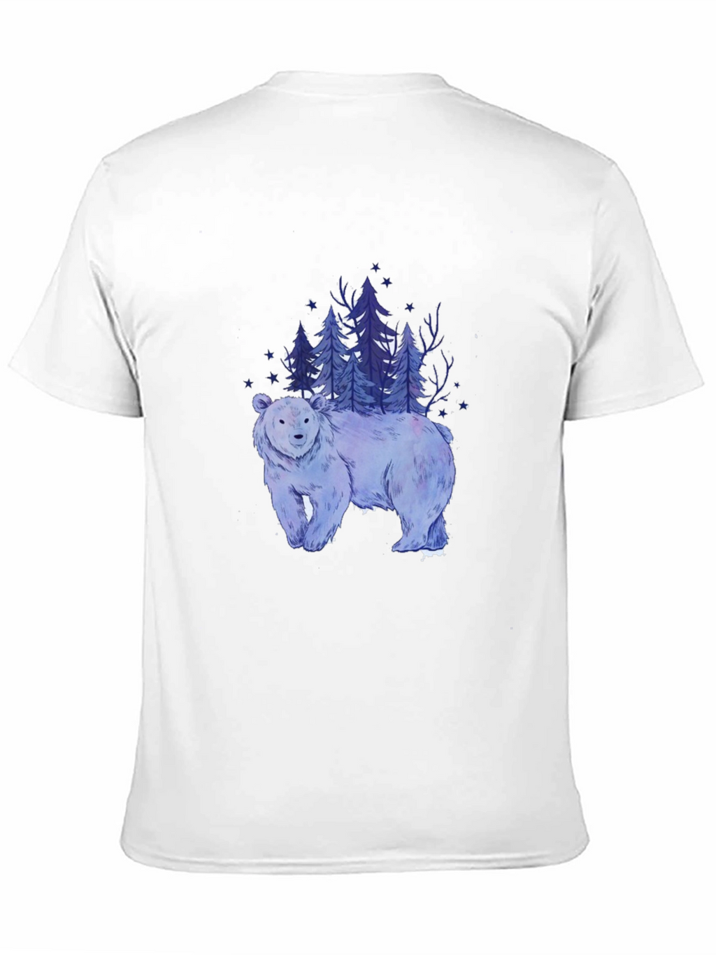 Bear & Forest Graphic T-Shirt