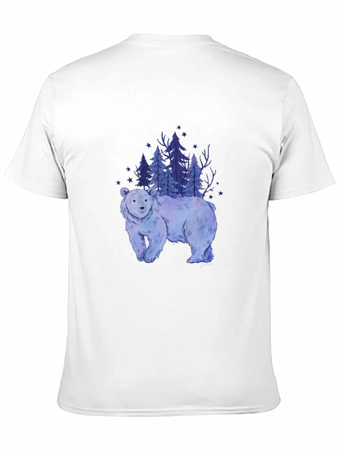 Bear & Forest Graphic T-Shirt