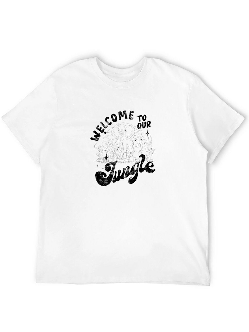 Welcome to the Jungle Graphic Tee - Black