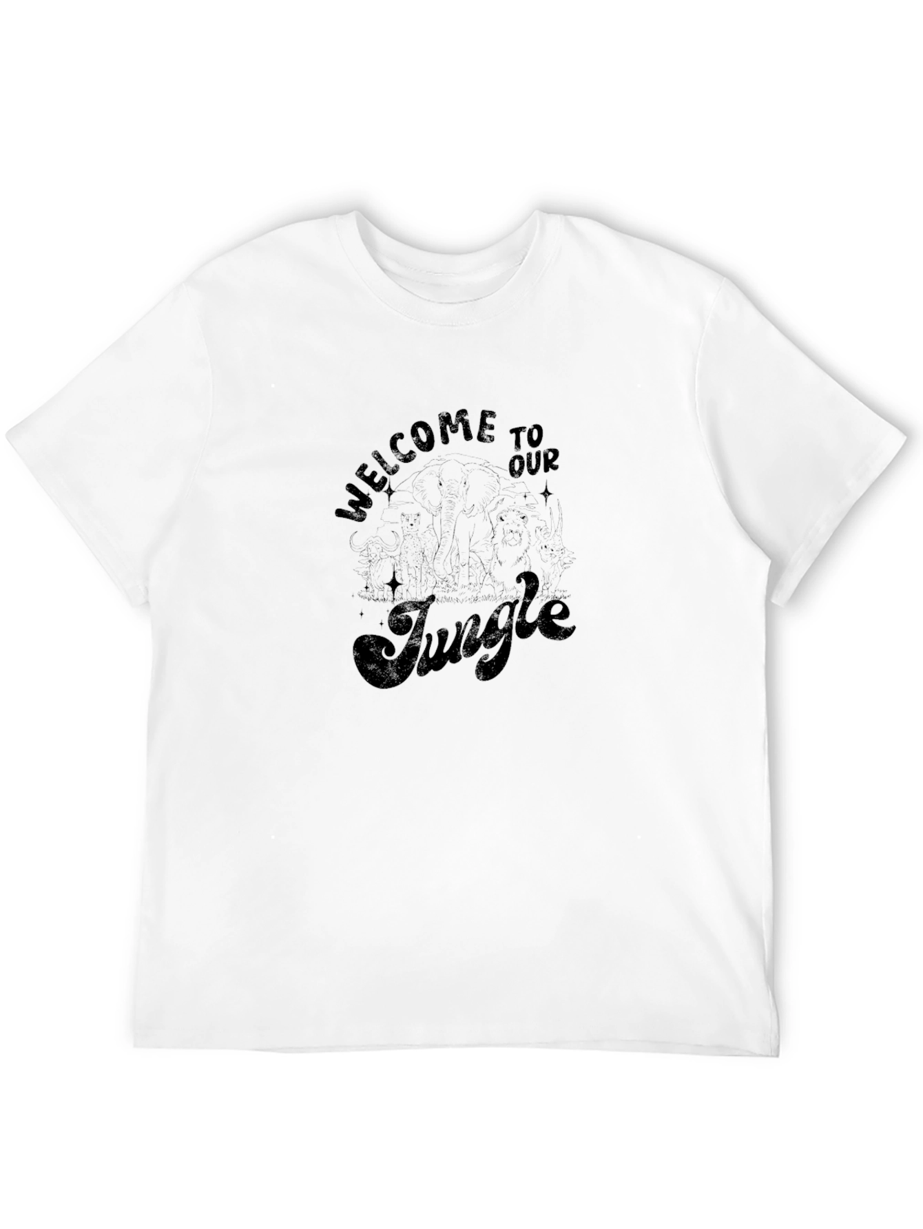 Welcome to the Jungle Graphic Tee - Black