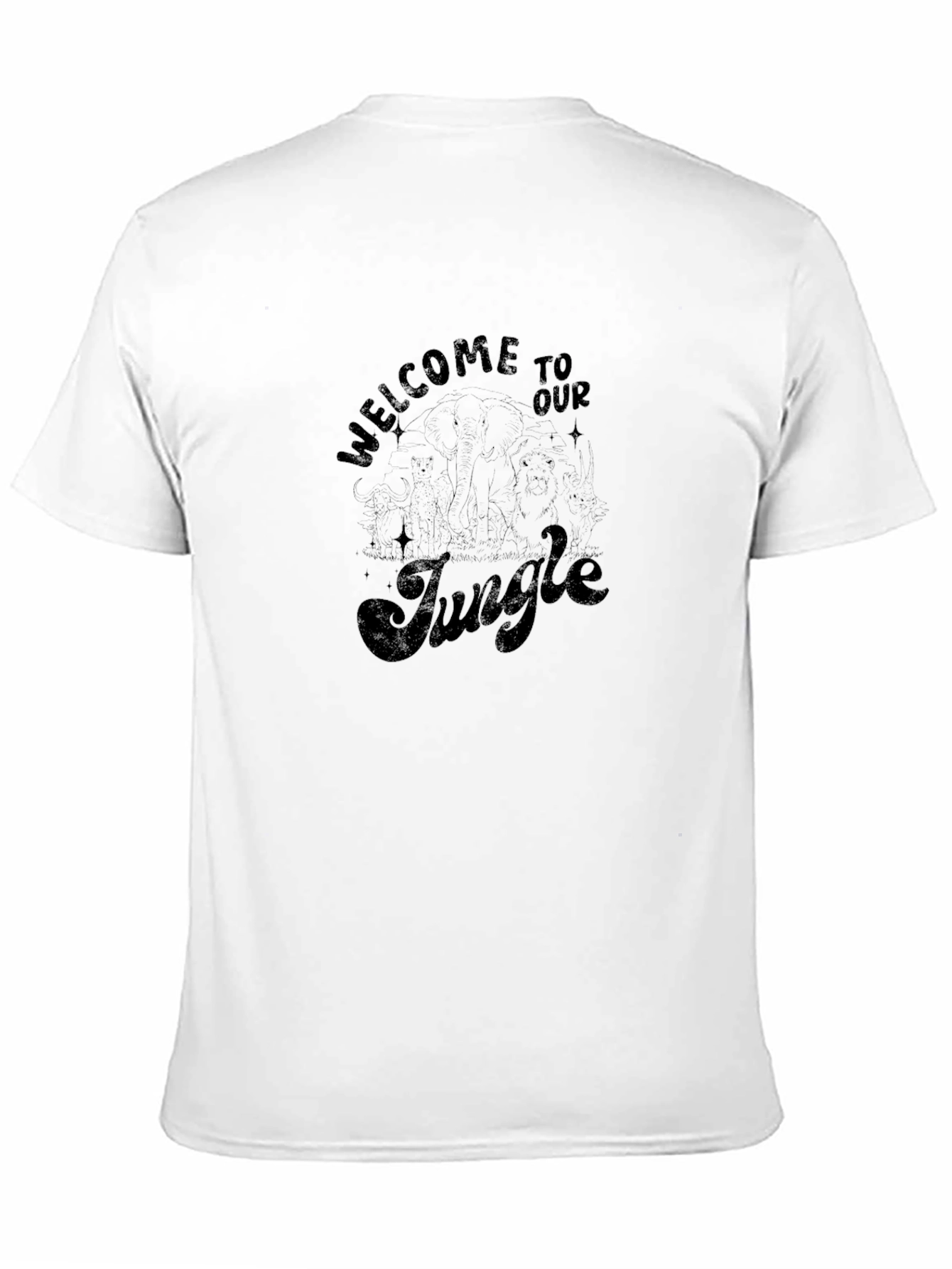 Welcome to the Jungle Graphic Tee - Black