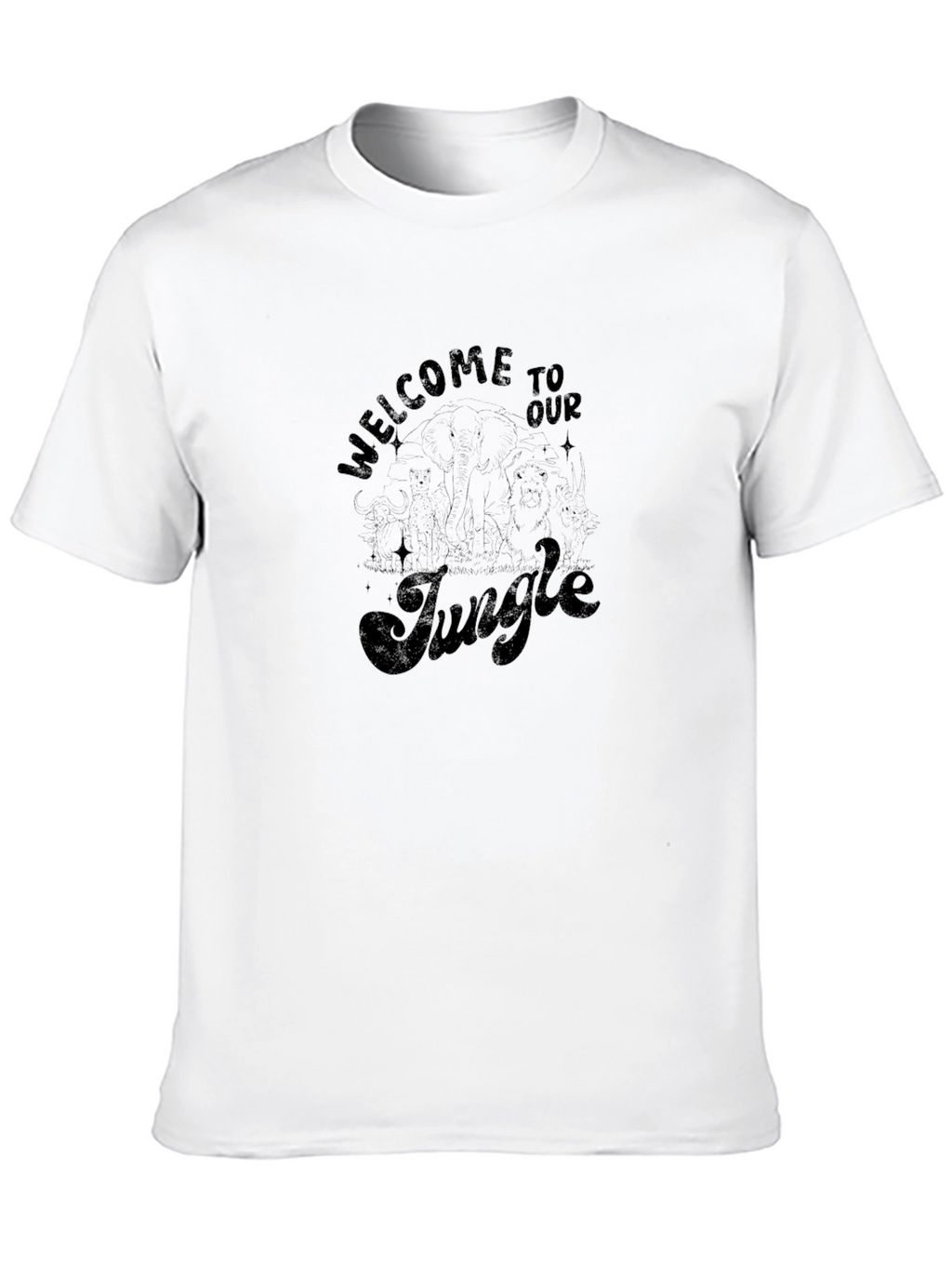Welcome to the Jungle Graphic Tee - Black