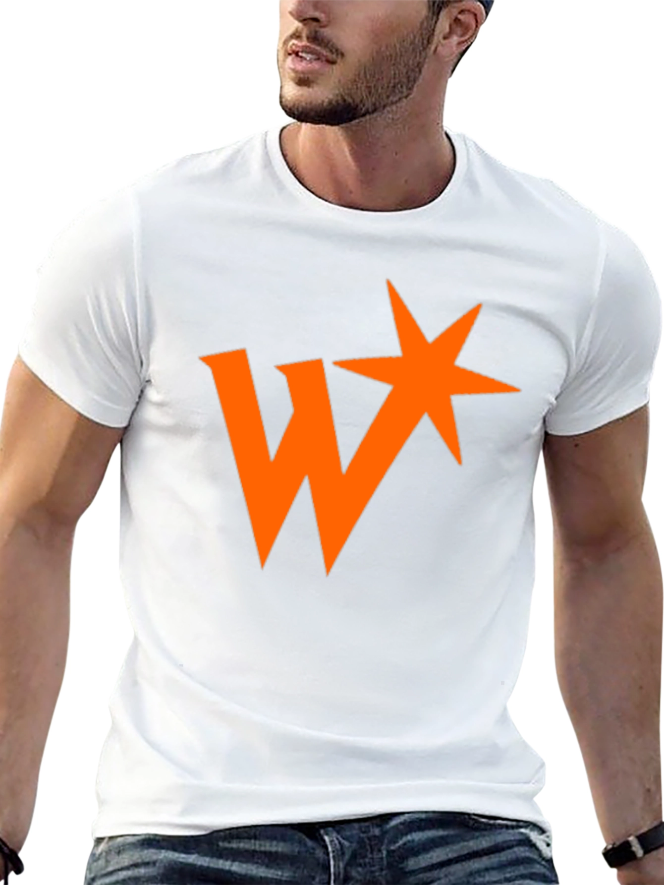 W Star Graphic Black T-Shirt