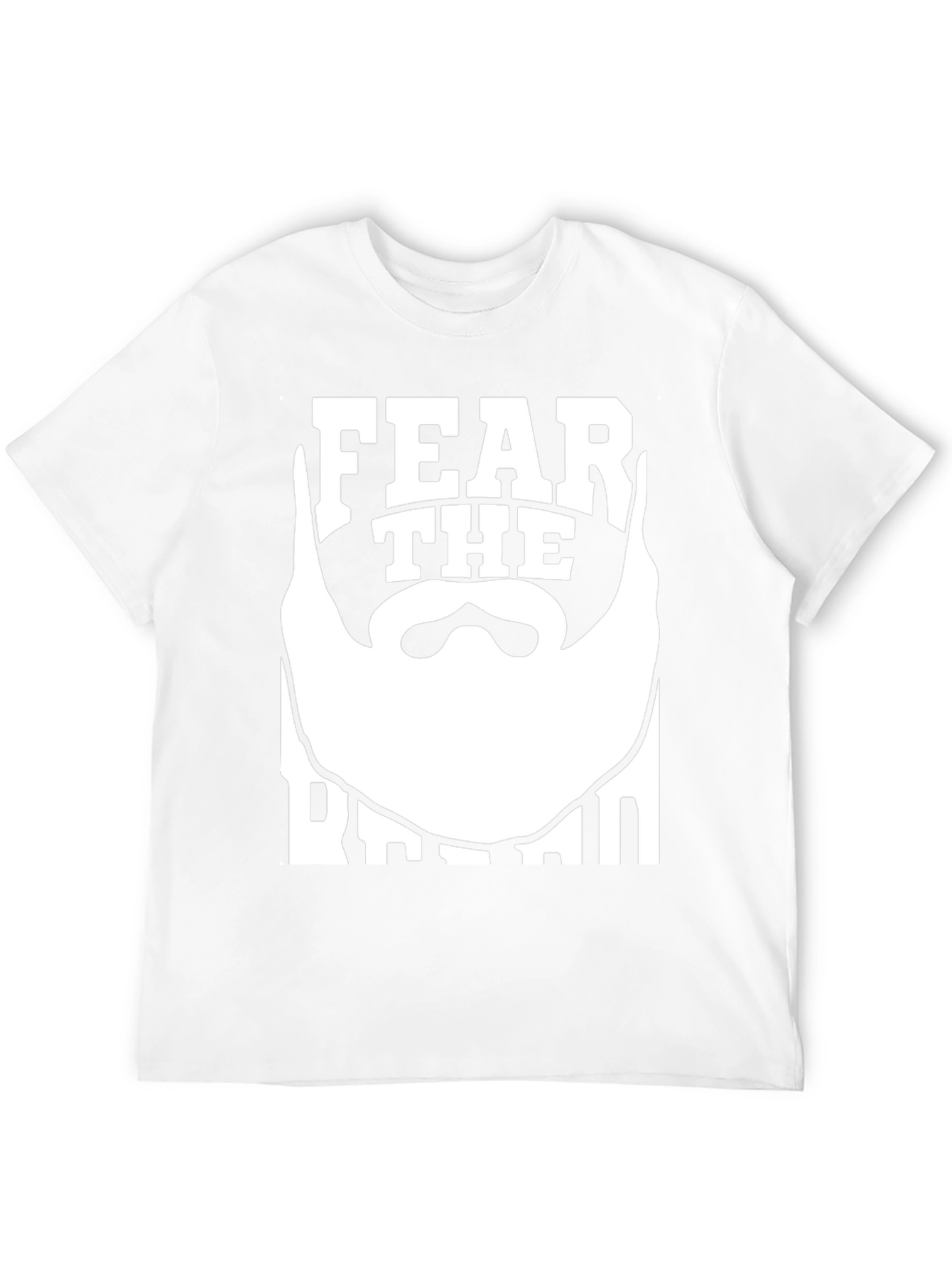 Fear The Beard T-Shirt - Black Graphic Tee