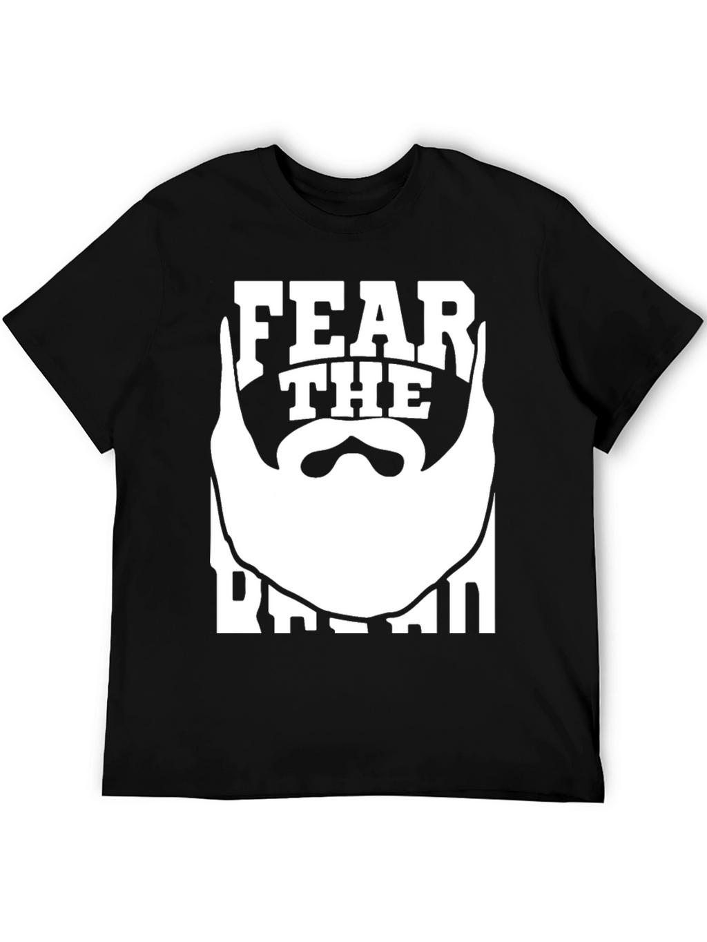 Fear The Beard T-Shirt - Black Graphic Tee