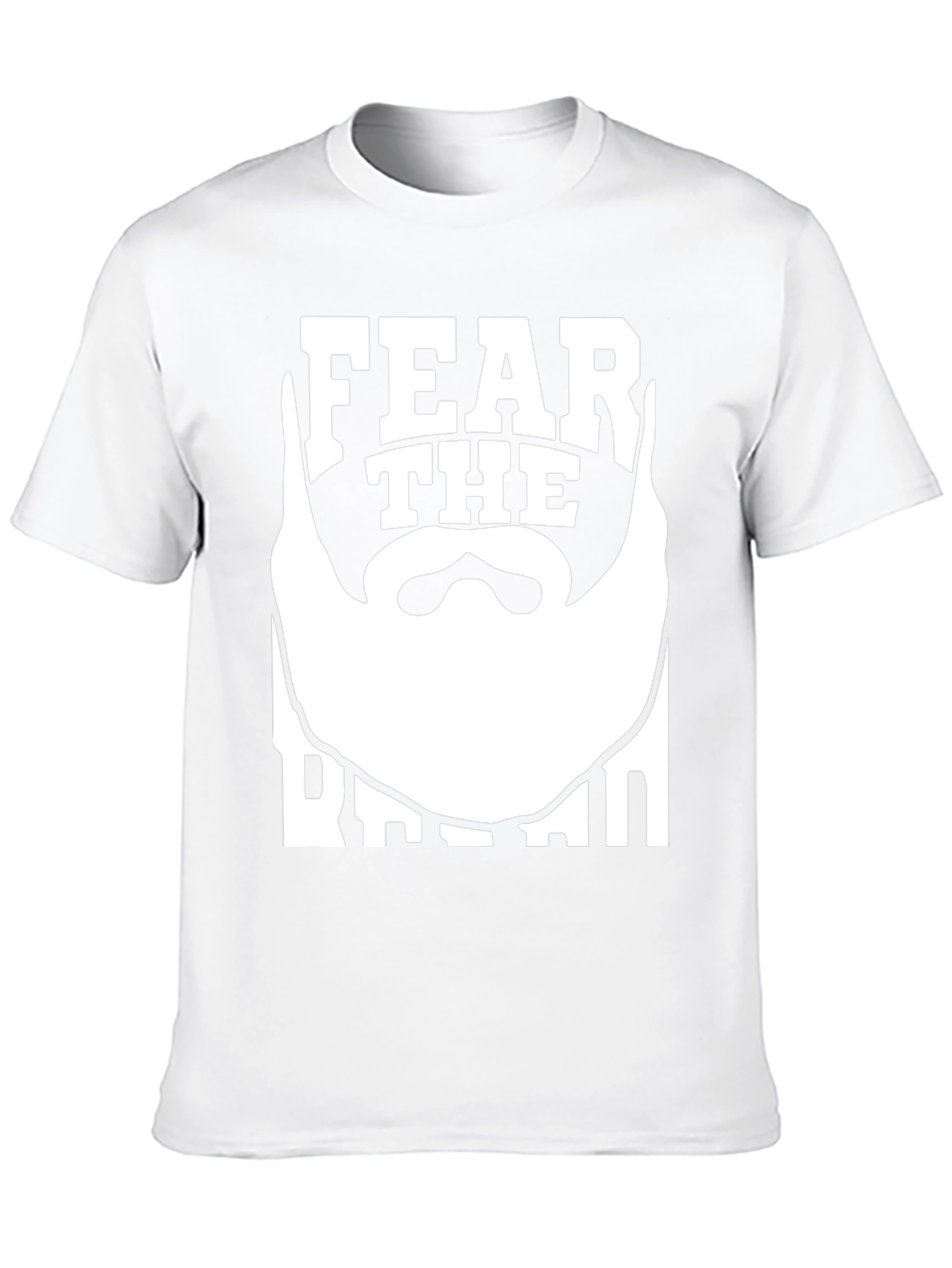 Fear The Beard T-Shirt - Black Graphic Tee