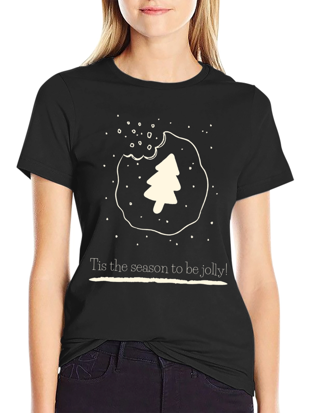 Tis the Season Christmas Tree Cookie Tee