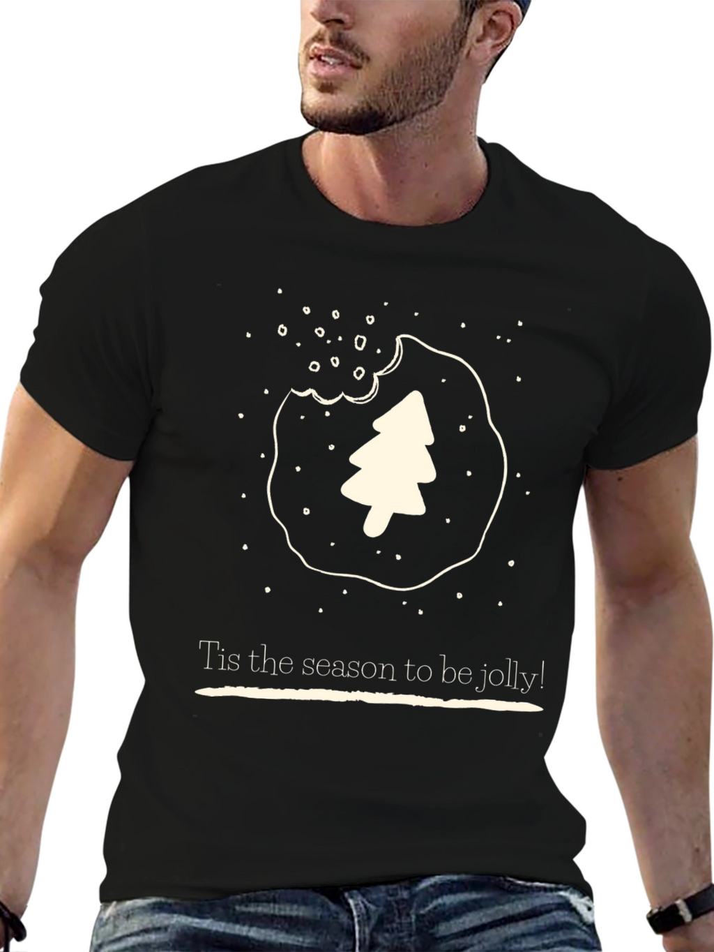 Tis the Season Christmas Tree Cookie Tee