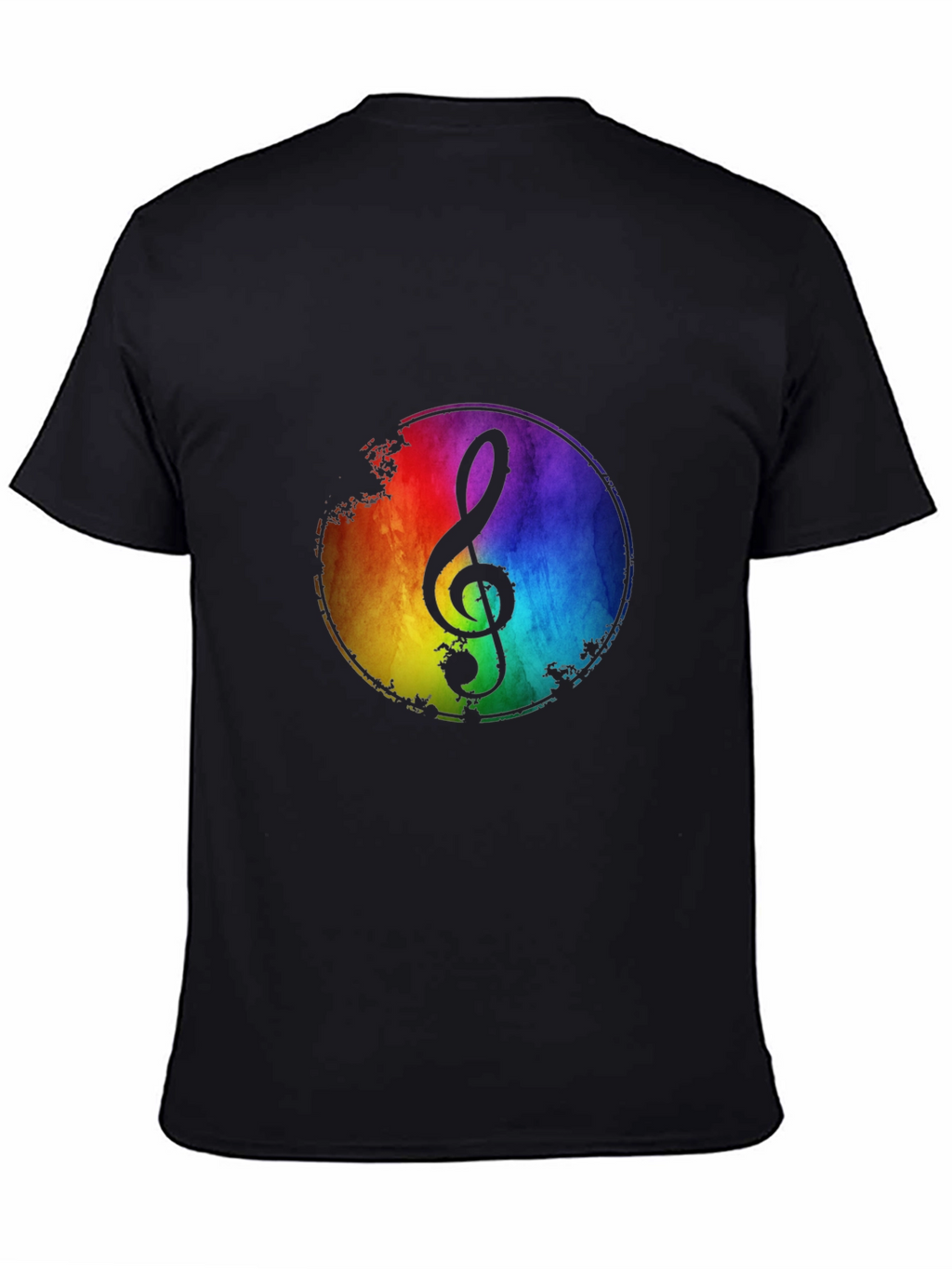 Rainbow Music Note T-Shirt