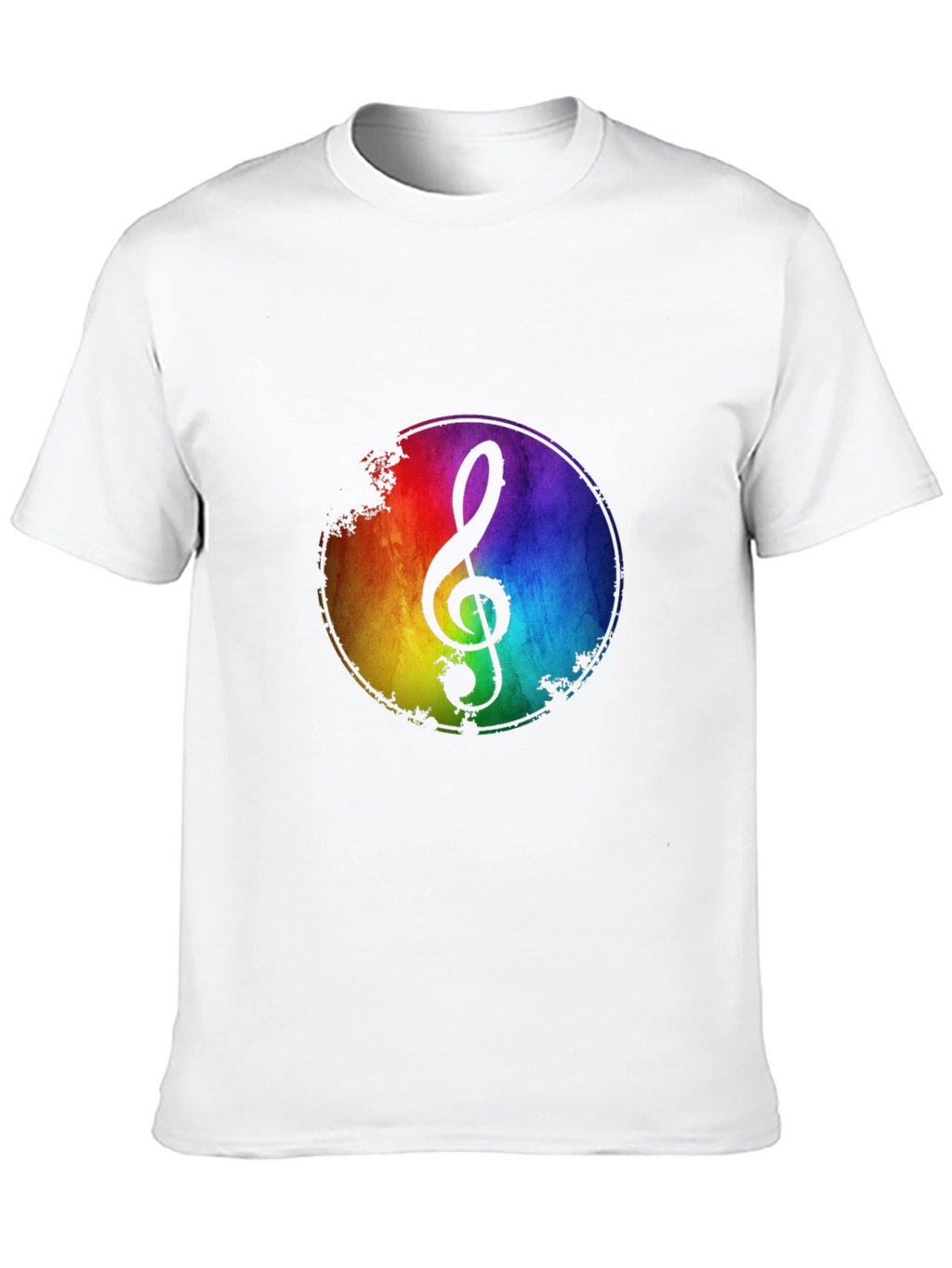 Rainbow Music Note T-Shirt