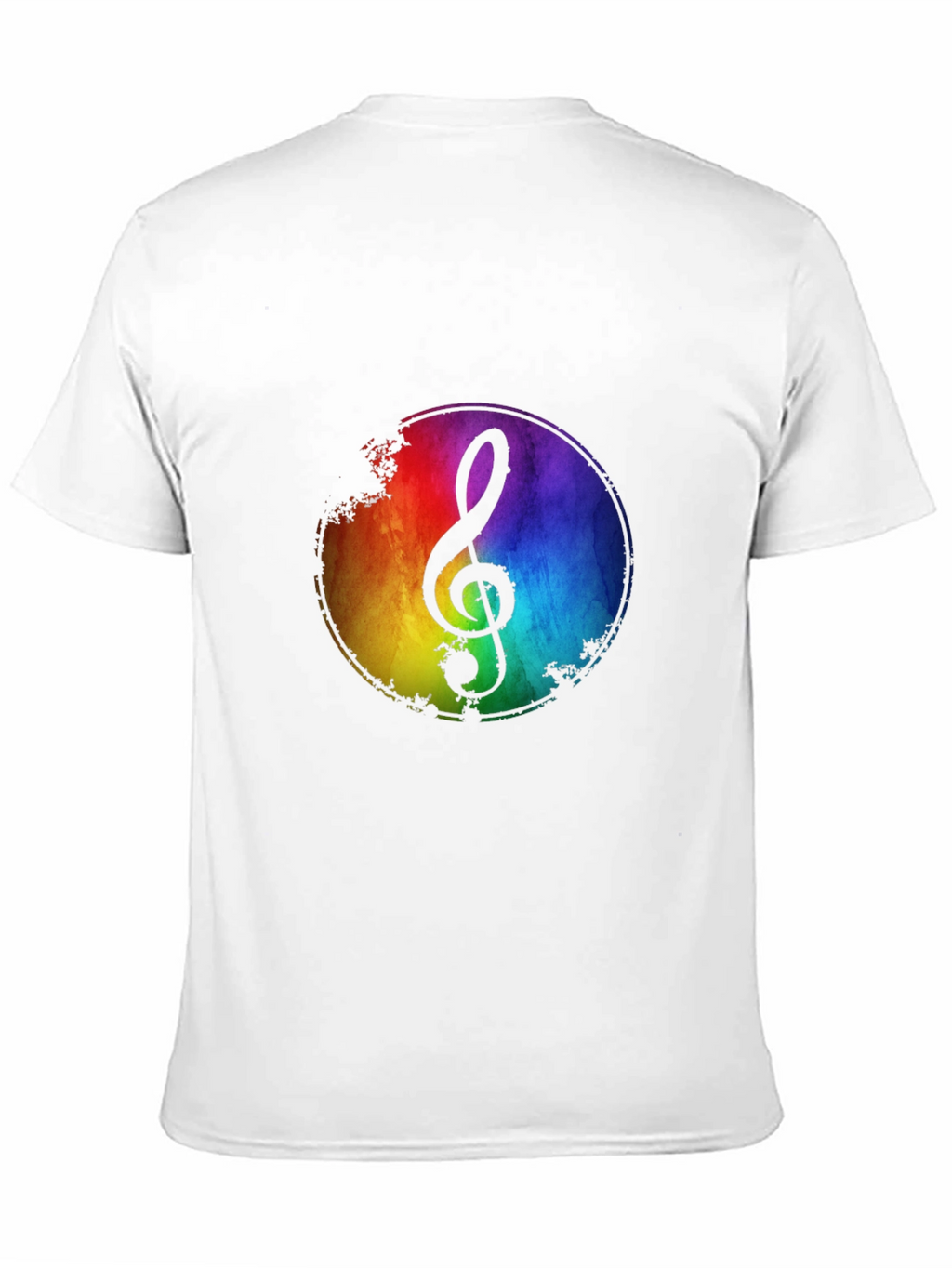 Rainbow Music Note T-Shirt