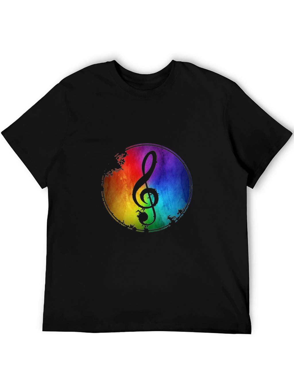 Rainbow Music Note T-Shirt